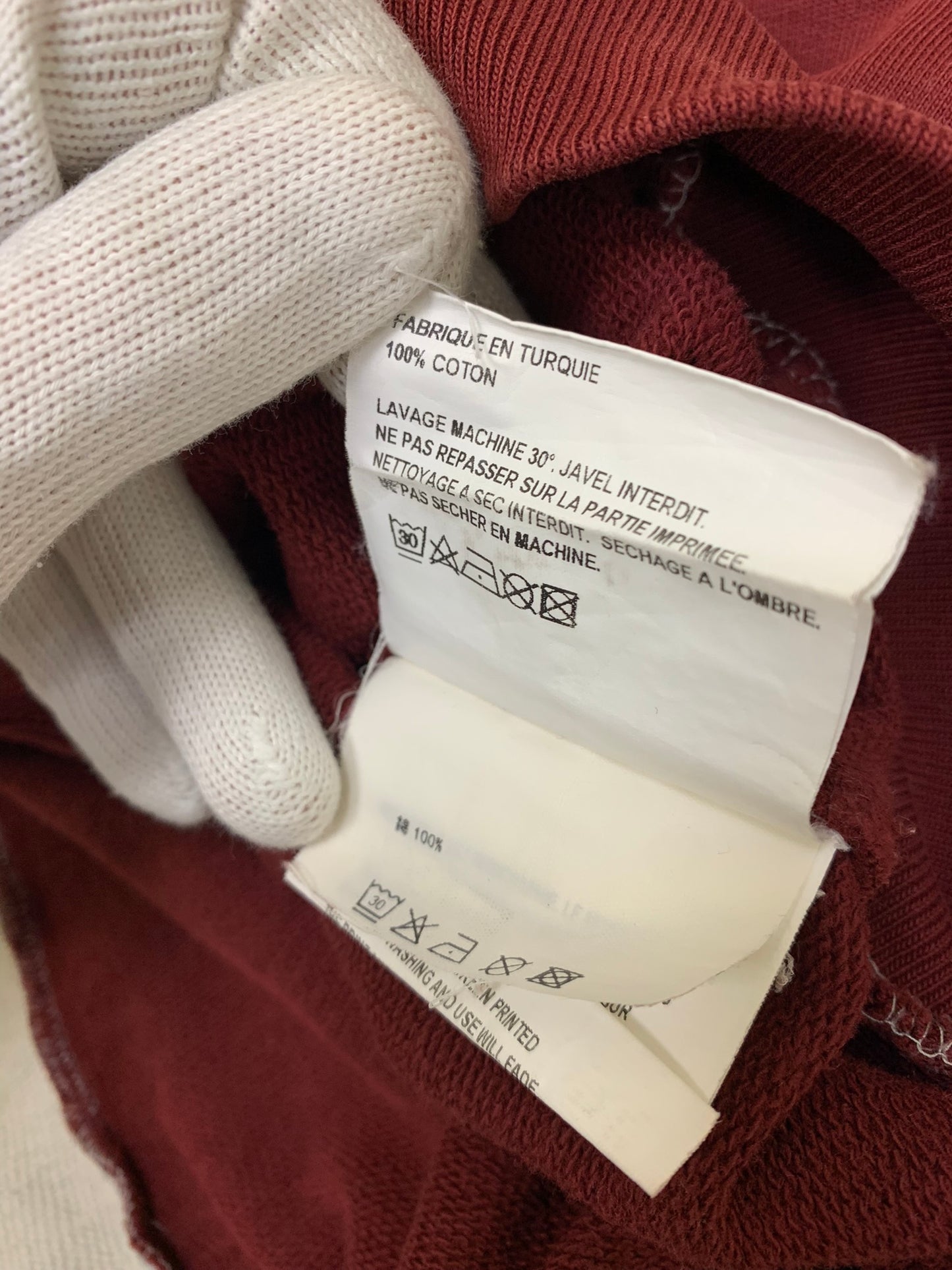 Gosha Rubchinskiy - S/S 2018 - split "Gosha Sport" crewneck - size M