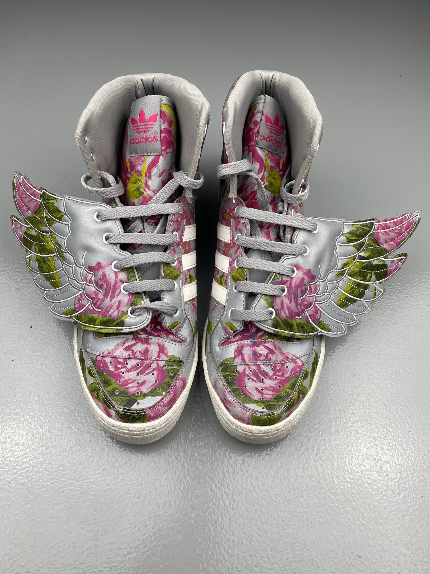 adidas Originals by Jeremy Scott S/S 2015 Wings Floral (reflective) - size 46