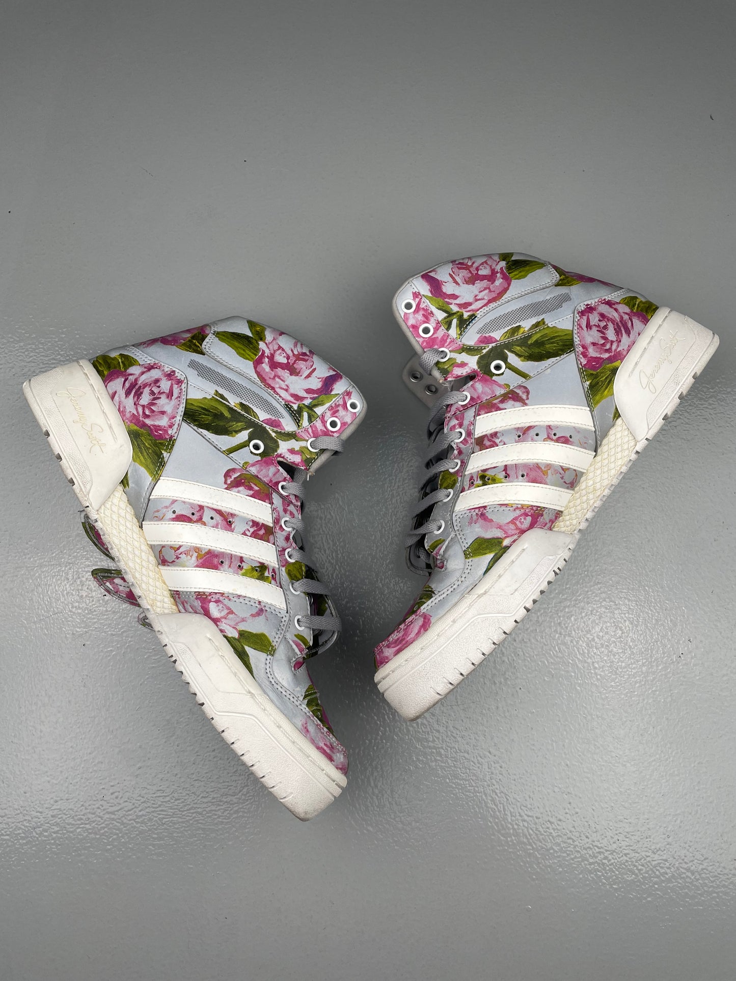 adidas Originals by Jeremy Scott S/S 2015 Wings Floral (reflective) - size 46