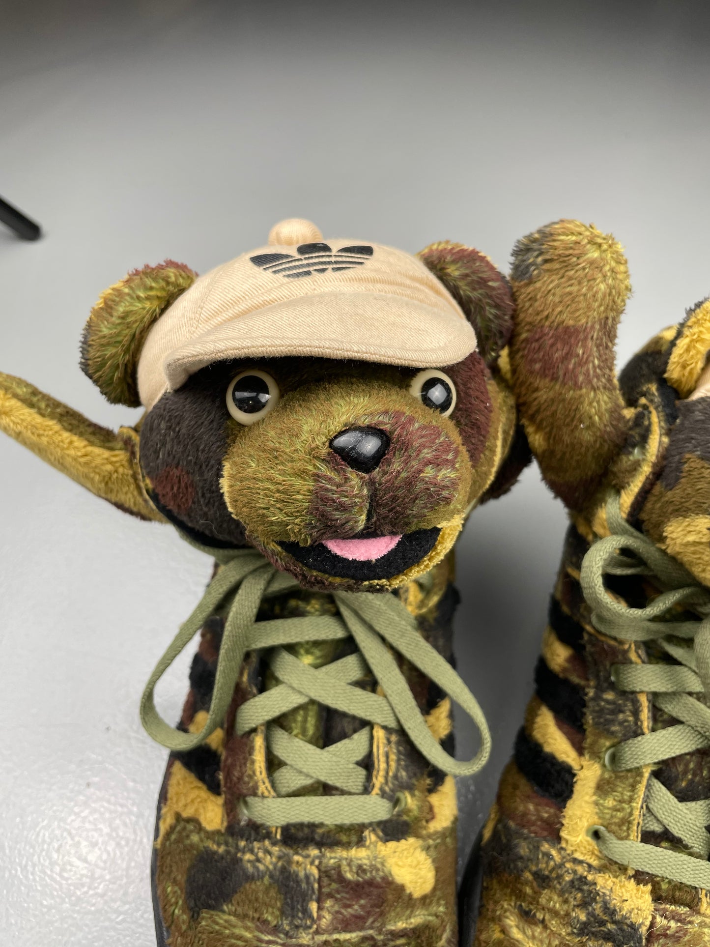 adidas Originals by Jeremy Scott S/S 2013 JS Camo Bear - size 47 1/3
