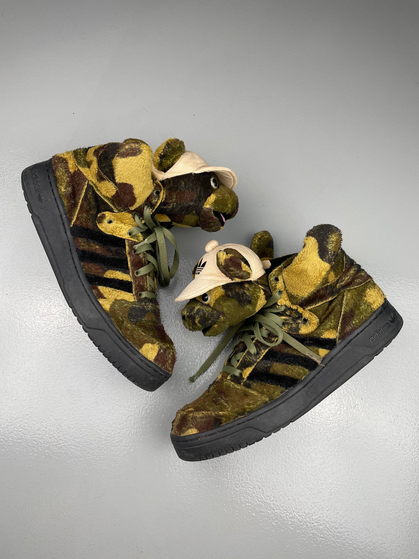 adidas Originals by Jeremy Scott S/S 2013 JS Camo Bear - size 47 1/3