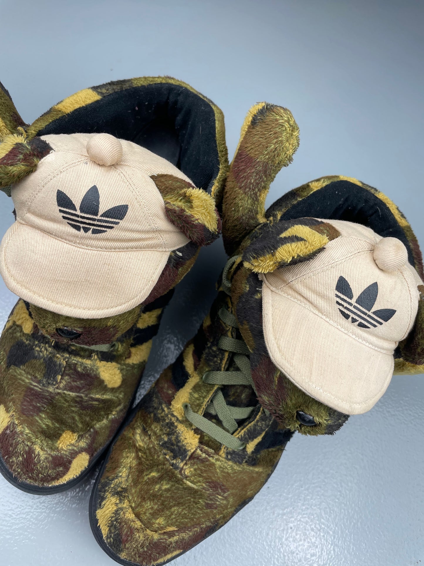 adidas Originals by Jeremy Scott S/S 2013 JS Camo Bear - size 47 1/3