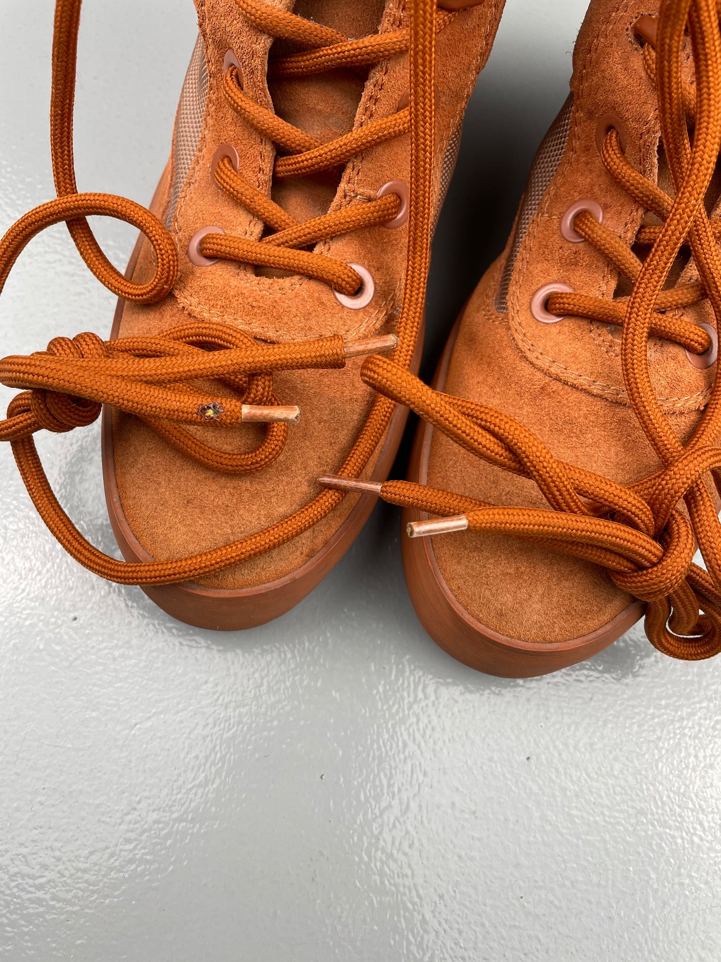 YEEZY Season 3 women's Burnt Sienna military boots - size 38