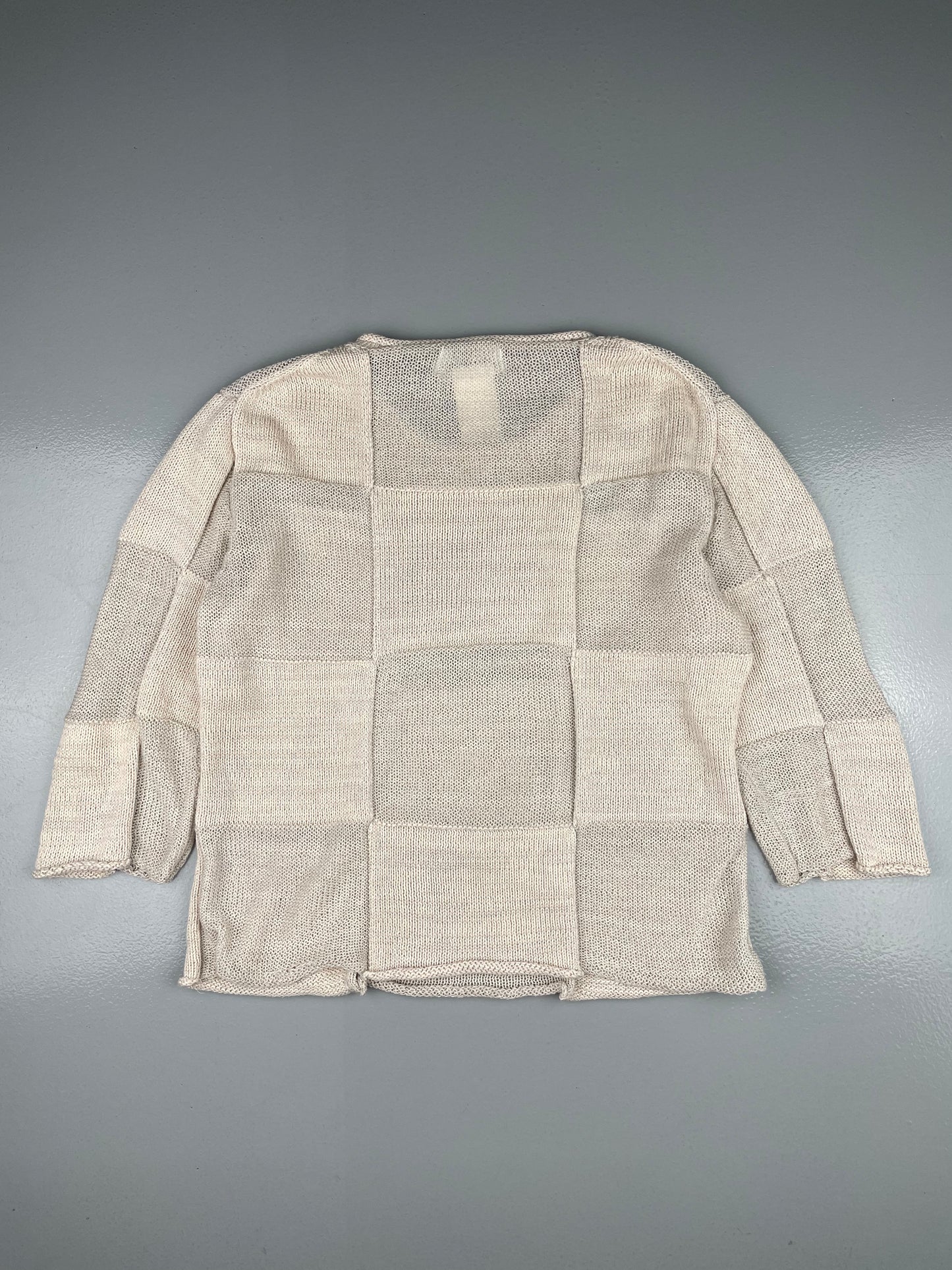 vintage 1990's Yohji Yamamoto patchwork sweater