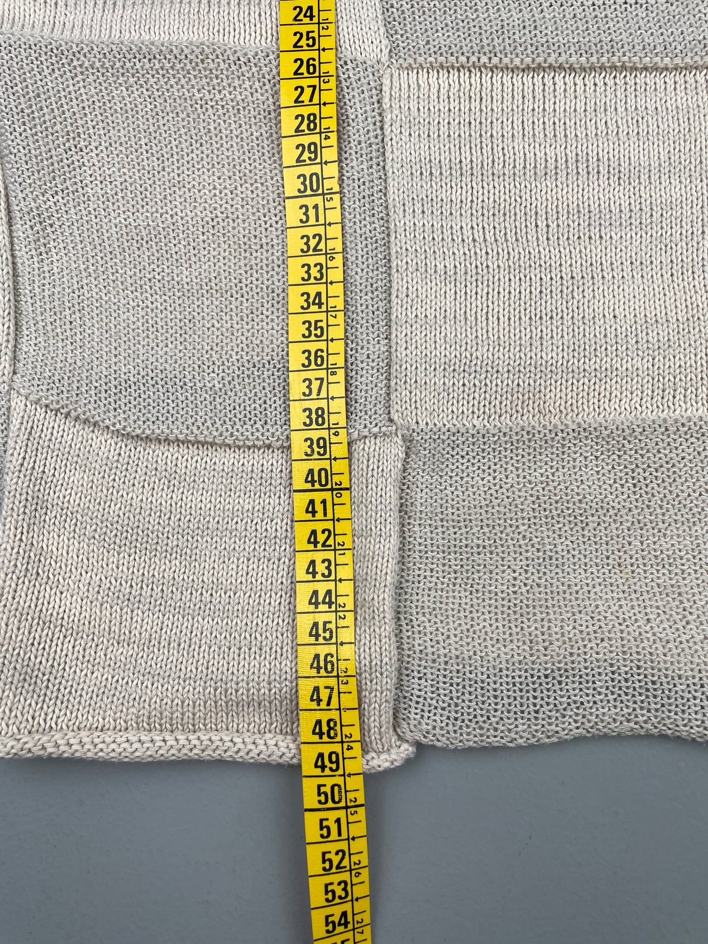 vintage 1990's Yohji Yamamoto patchwork sweater