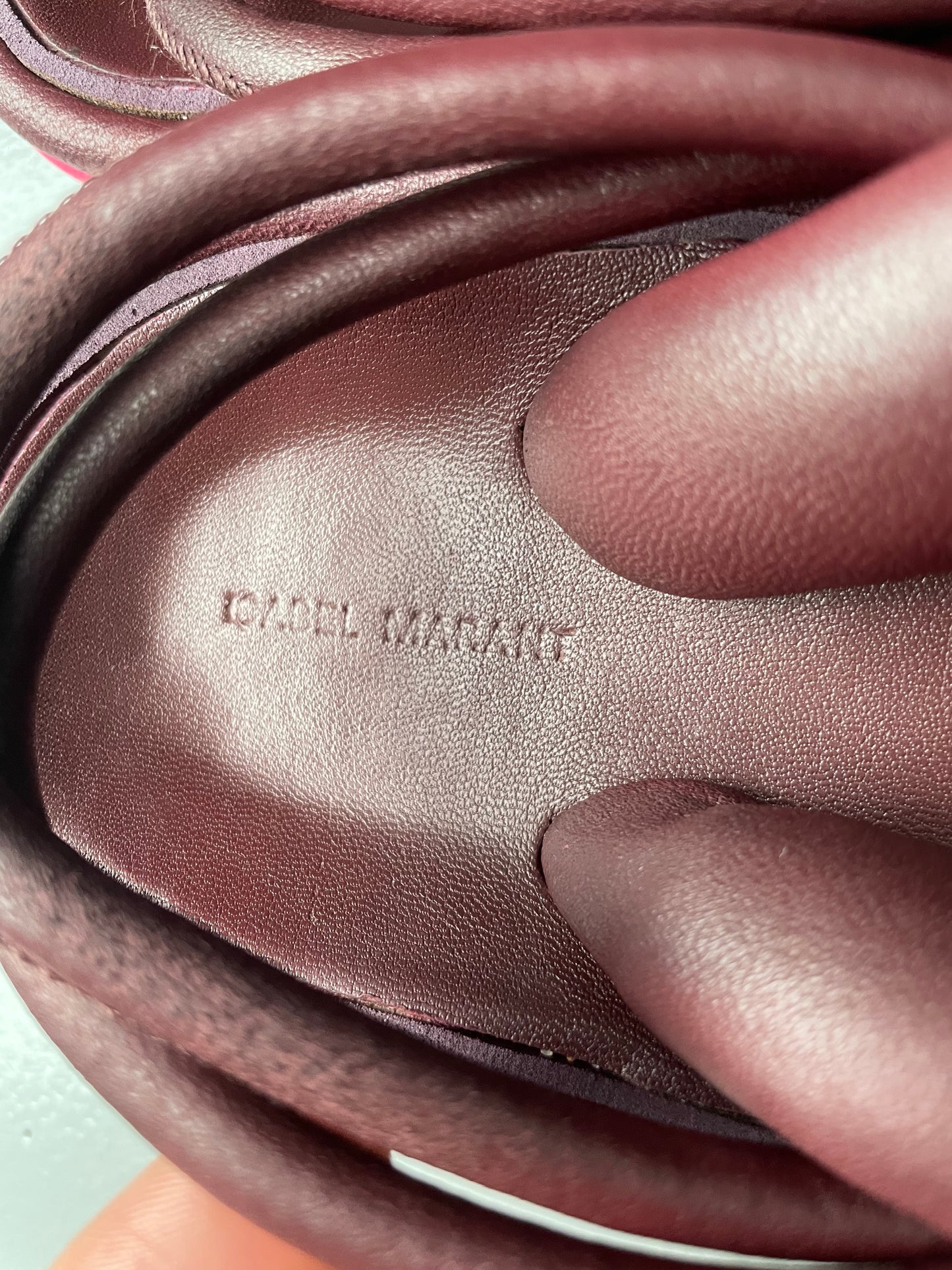 Isabel Marant leather puffy flip-flops - size 38
