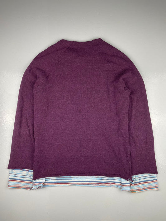 Y's by Yohji Yamamoto - A/W 2000 - double layer wool sweater - women's size 3