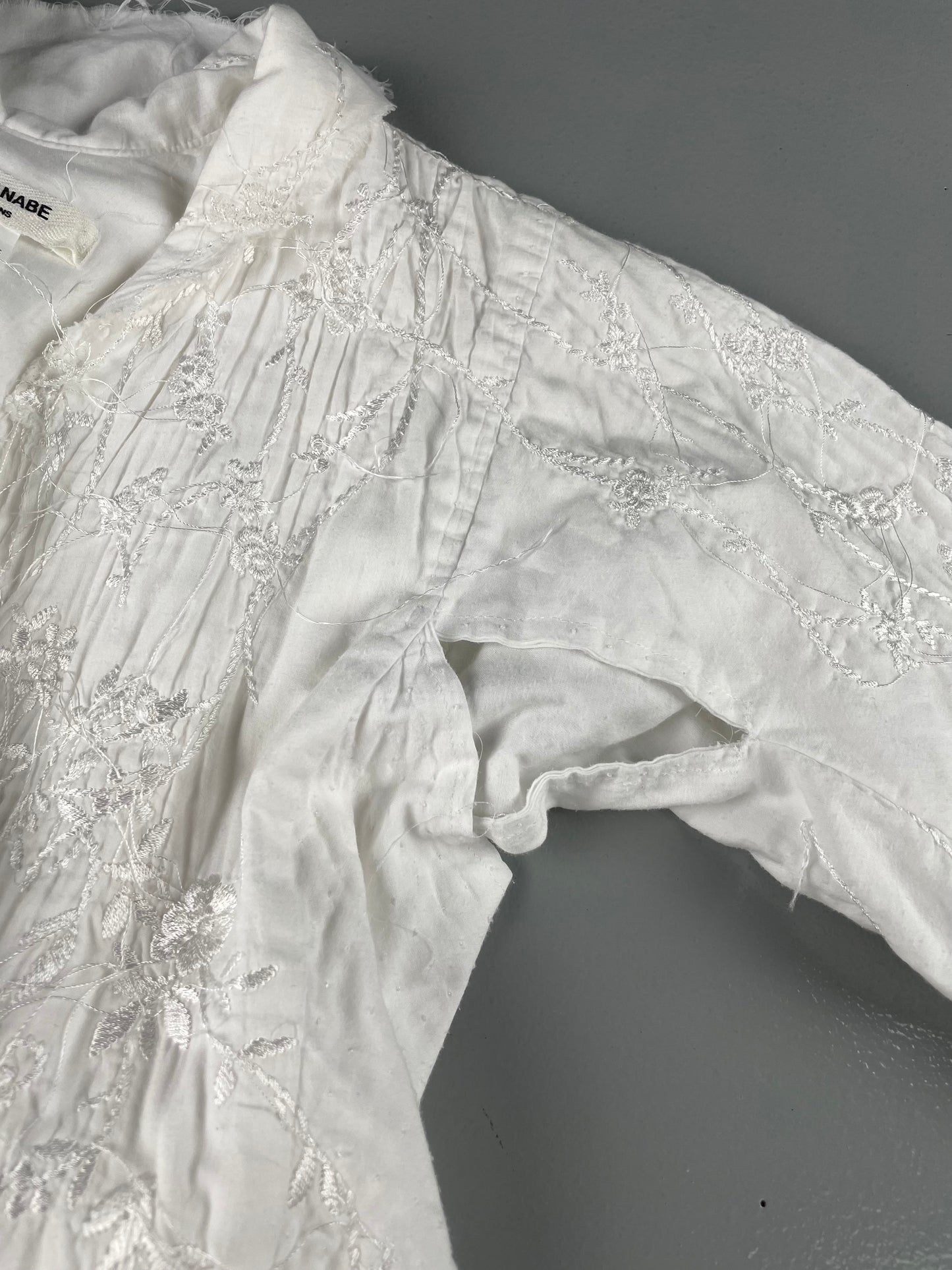Junya Watanabe S/S 2005 embroidered oversized dress - size M