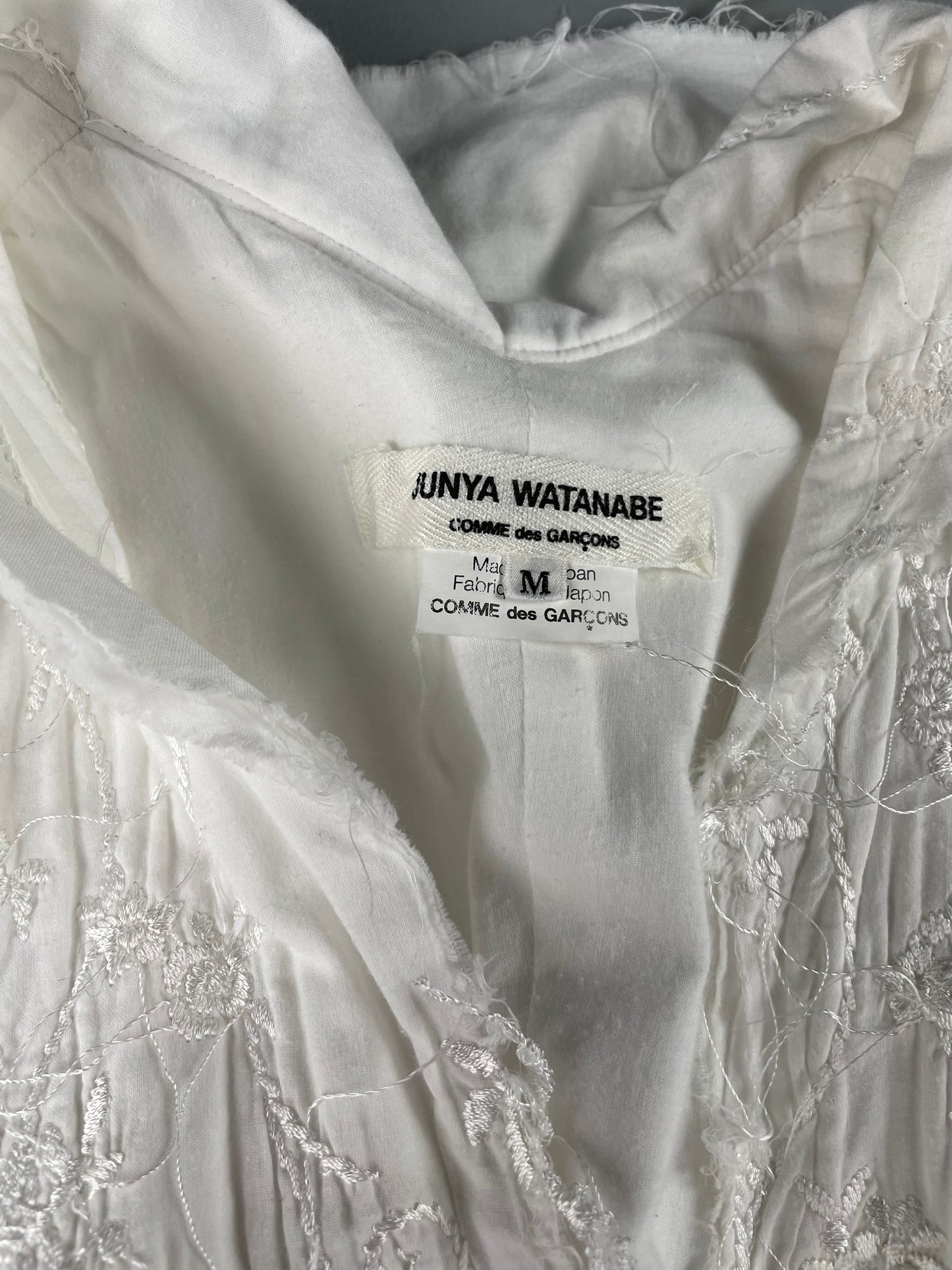 Junya Watanabe S/S 2005 embroidered oversized dress - size M