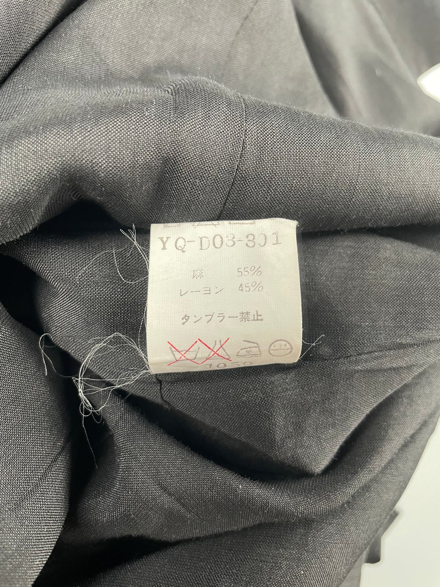 vintage Y's by Yohji Yamamoto linen and rayon long shirt/jacket - women's size L