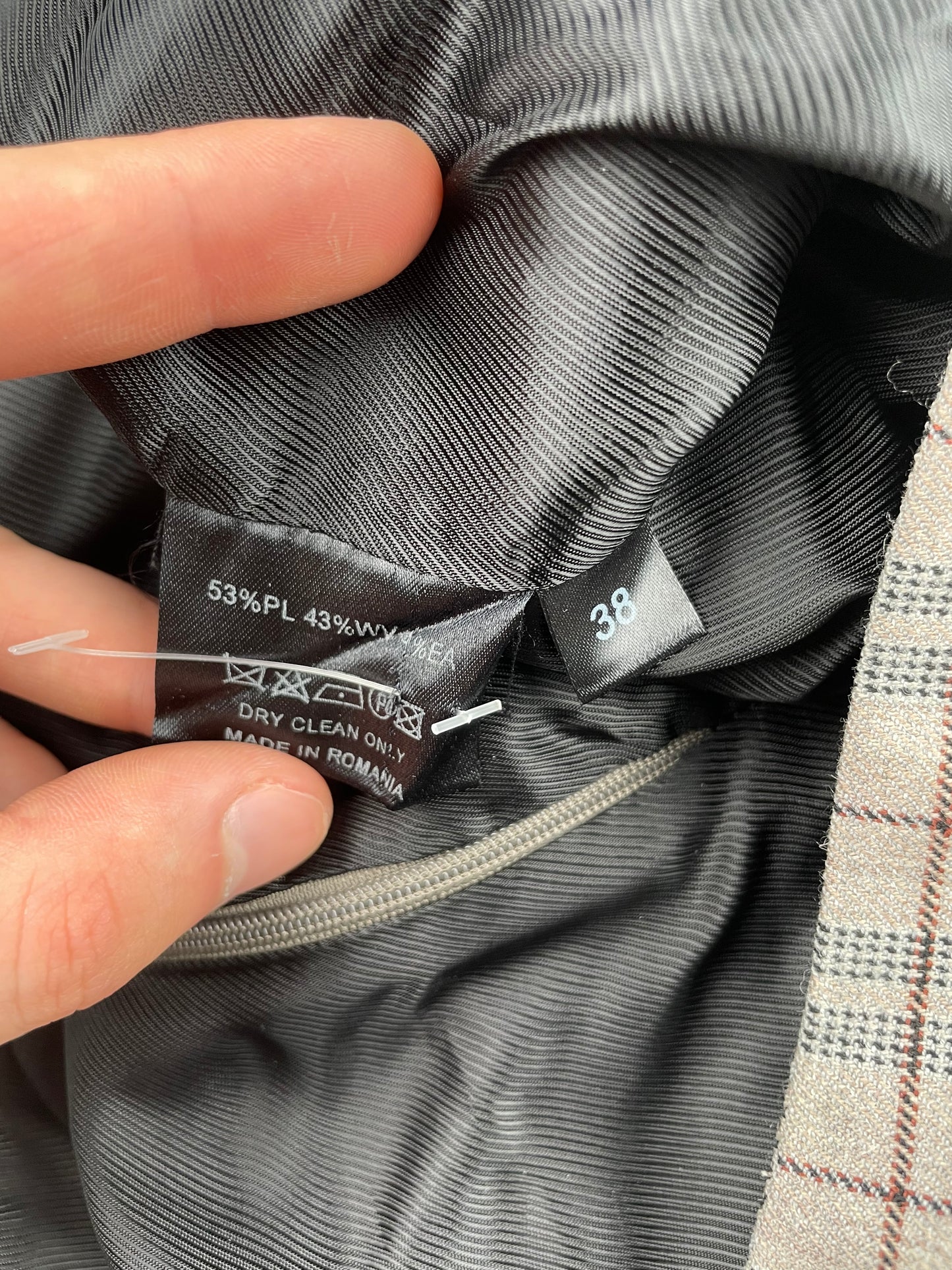 A.F.Vandevorst - check mini skirt - size 38