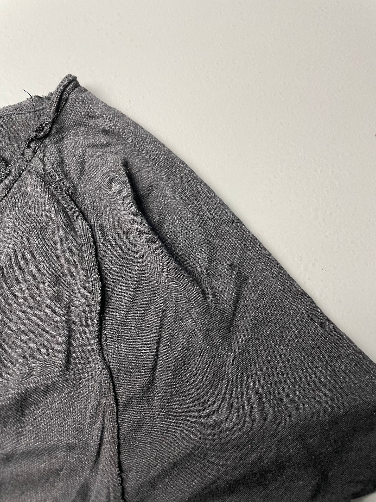 Coming Soon by Yohji Yamamoto - raw edge modal and silk t-shirt - size M
