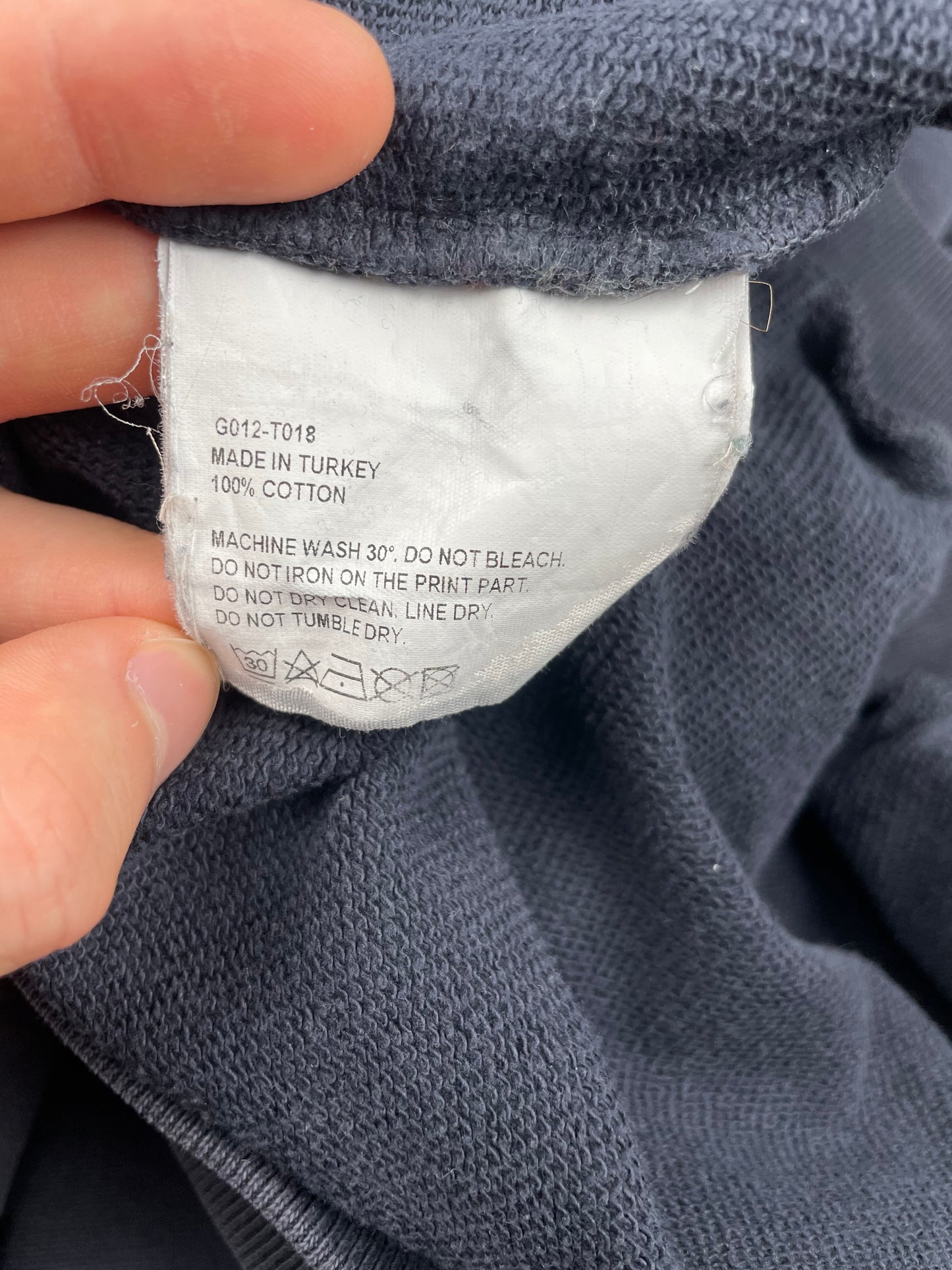 Gosha Rubchinskiy S/S 2018 double collar crewneck - size S