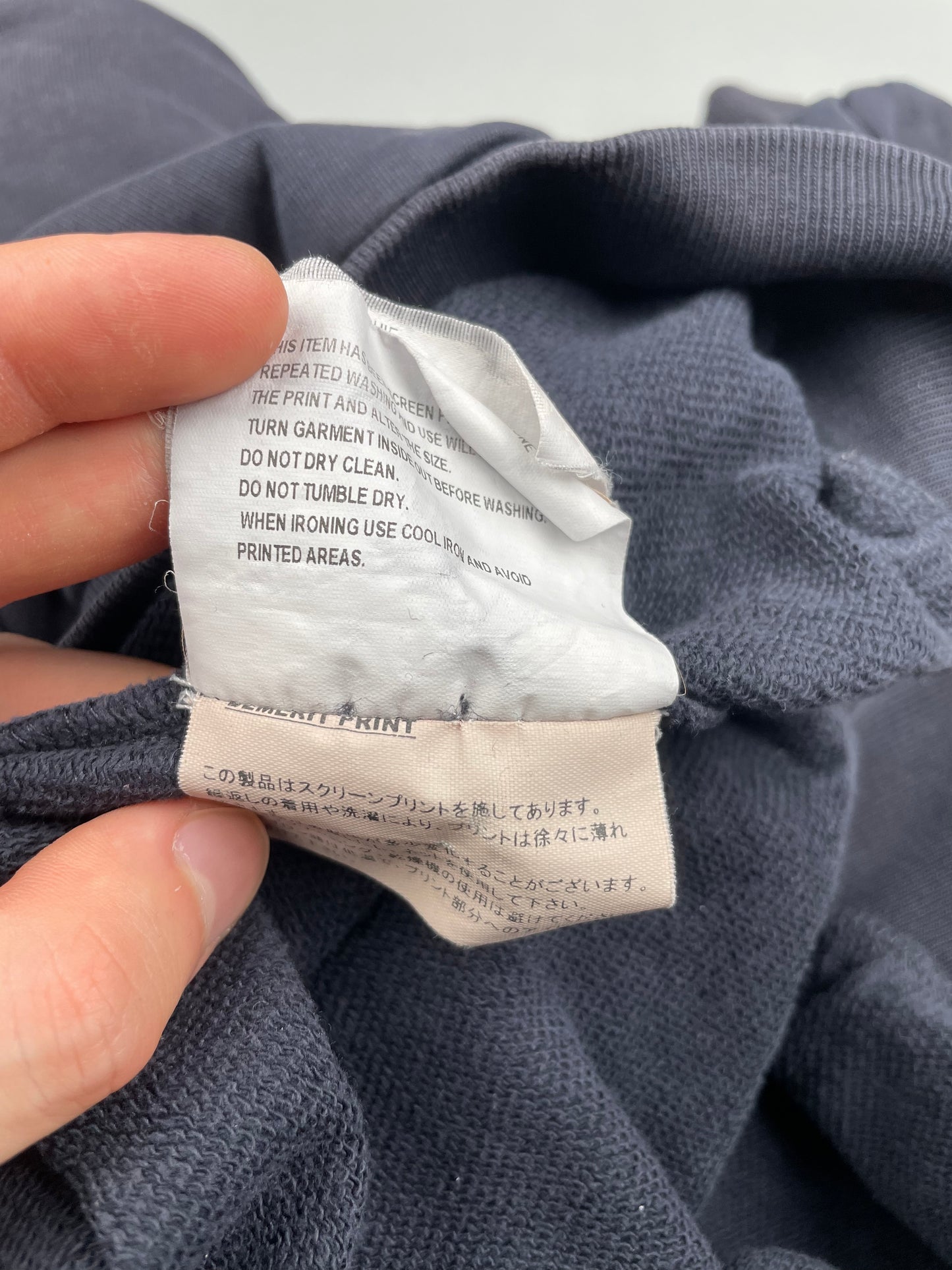 Gosha Rubchinskiy S/S 2018 double collar crewneck - size S