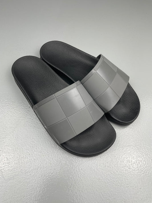 adidas X Raf Simons S/S 2018 Adilette Checkerboard (grey) - size 42
