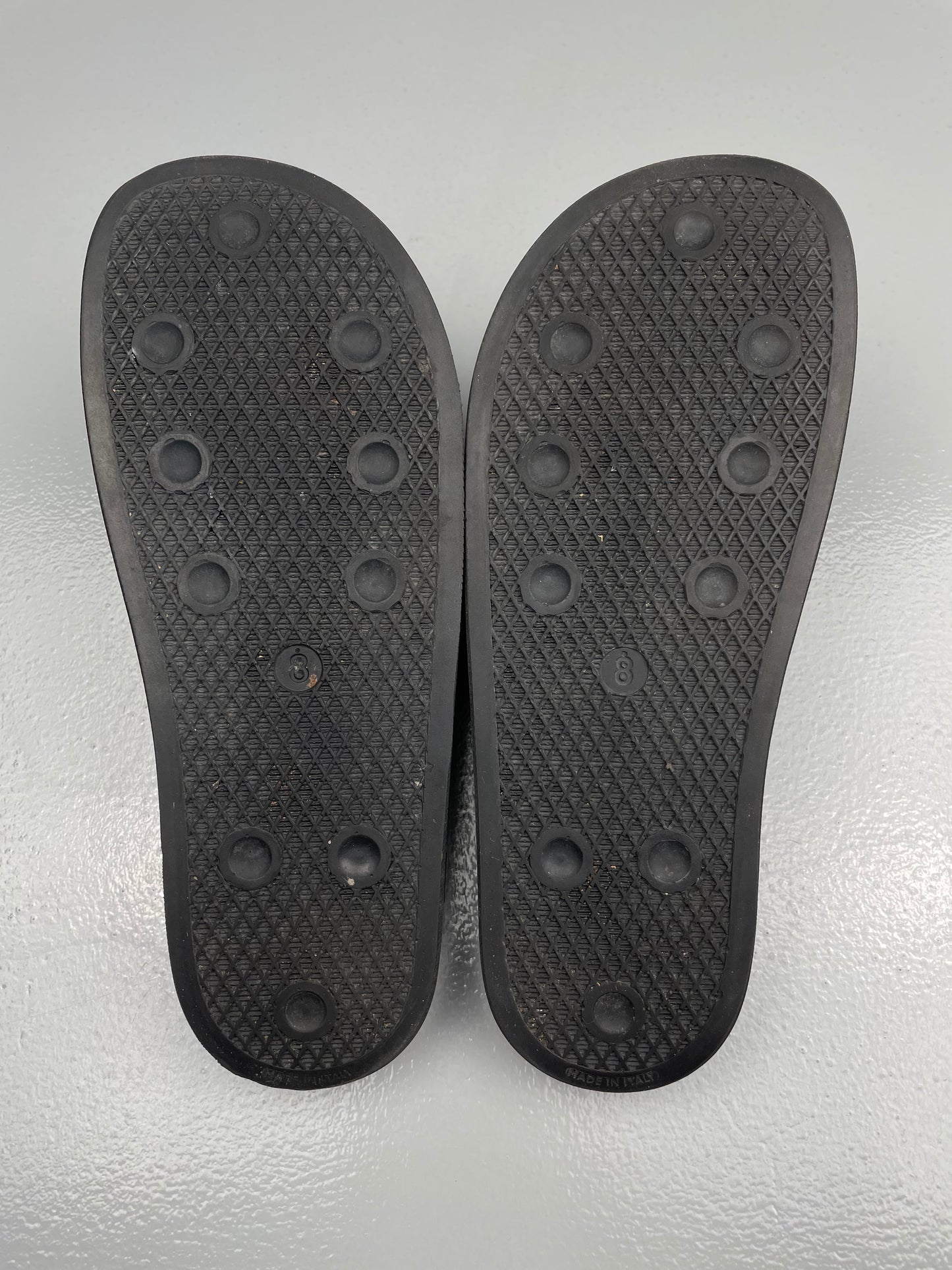 adidas X Raf Simons S/S 2018 Adilette Checkerboard (grey) - size 42
