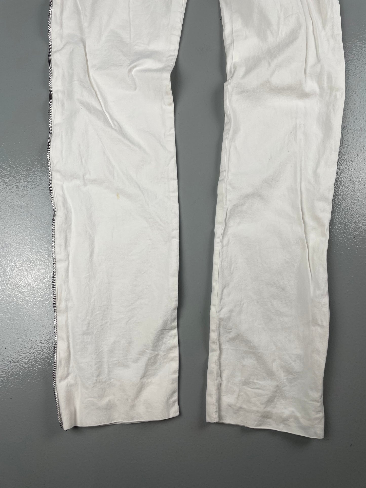 Helmut Lang S/S 2003 women's side zipper pants - size 44