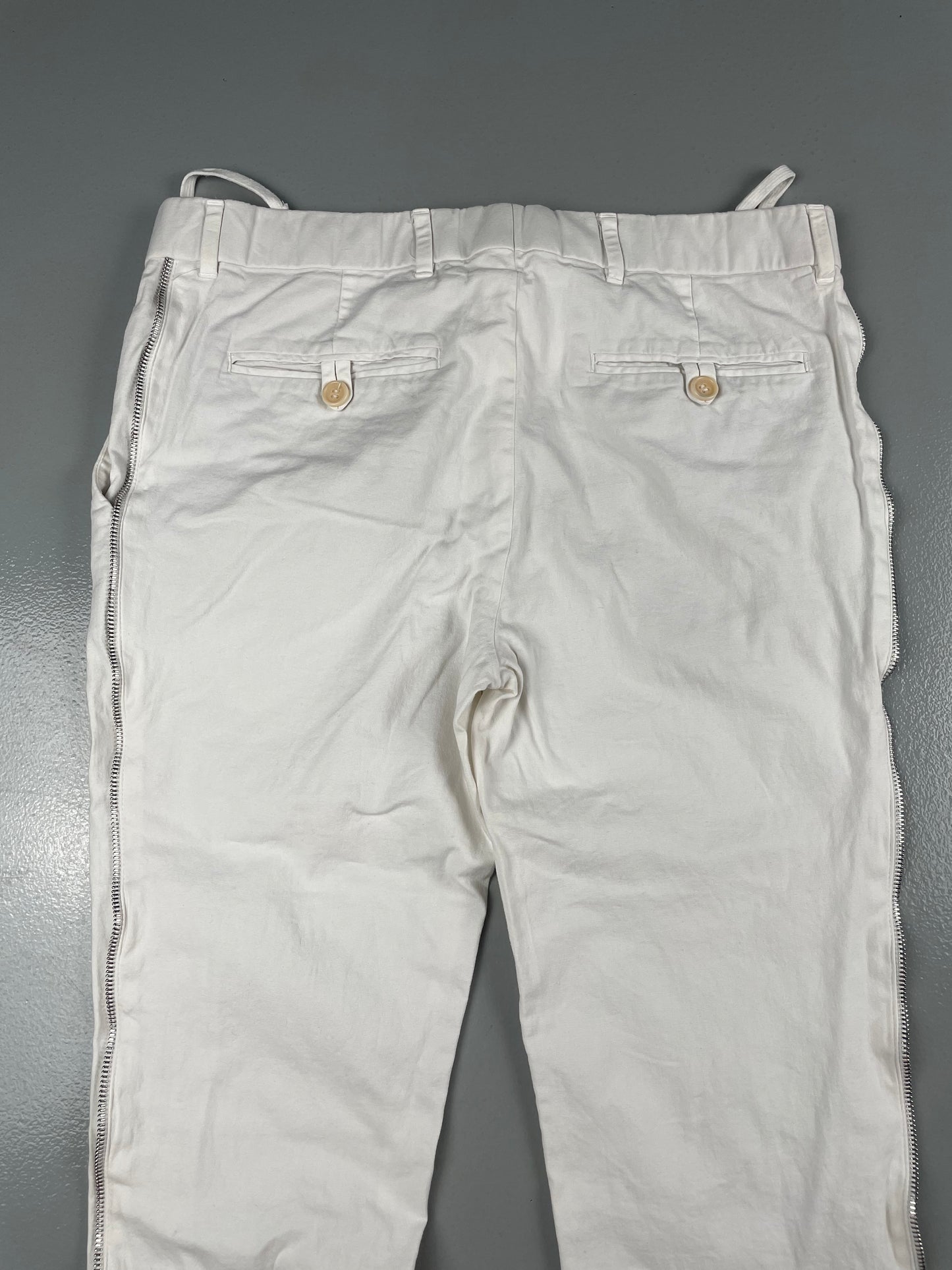 Helmut Lang S/S 2003 women's side zipper pants - size 44