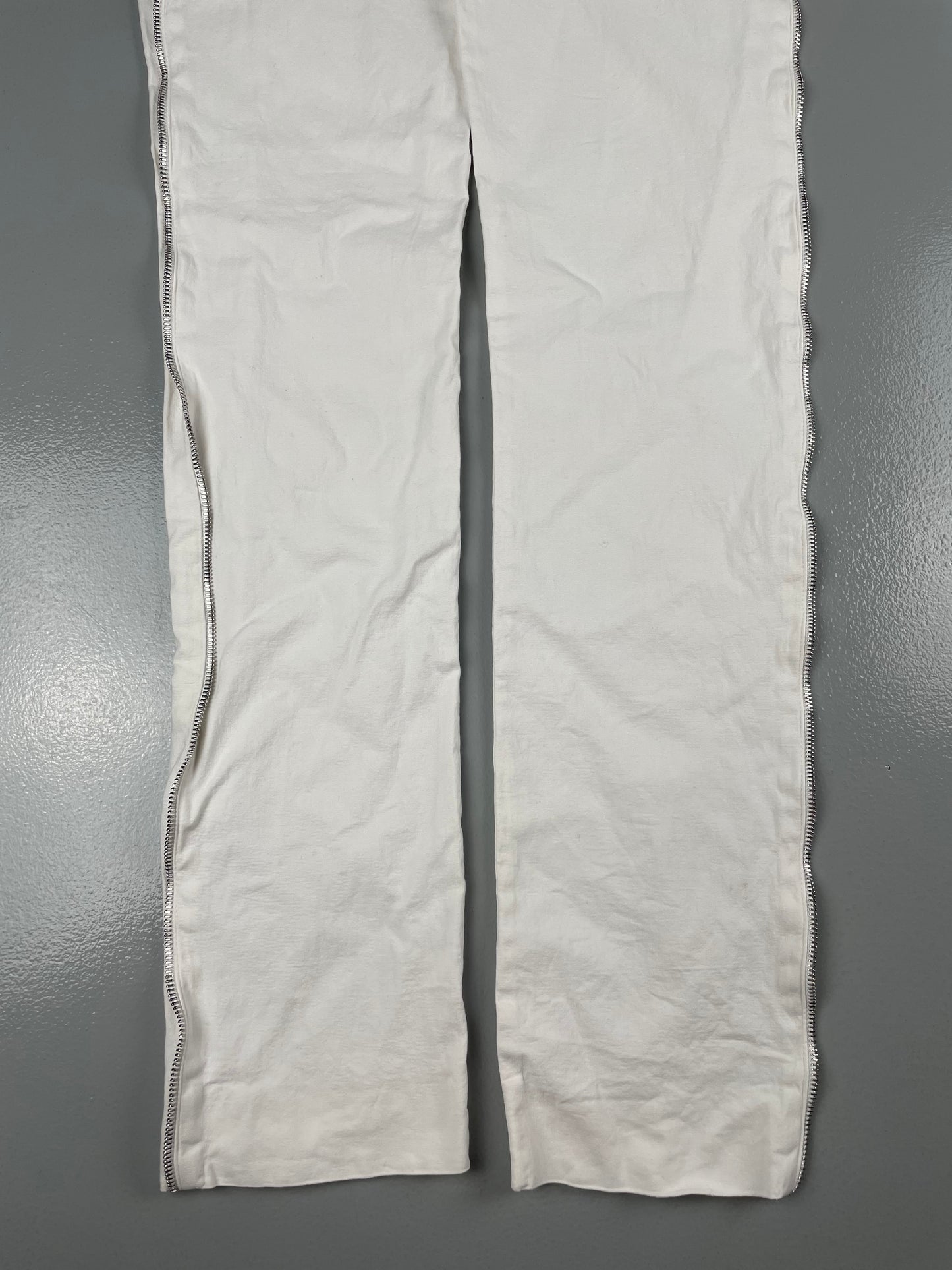 Helmut Lang S/S 2003 women's side zipper pants - size 44