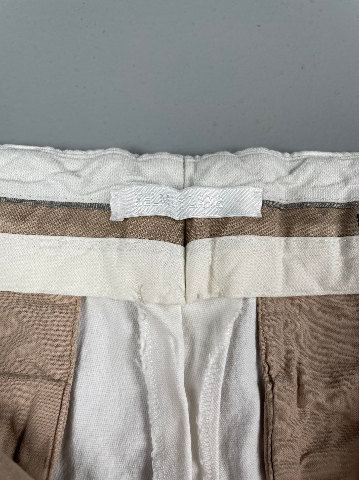 Helmut Lang S/S 2003 women's side zipper pants - size 44