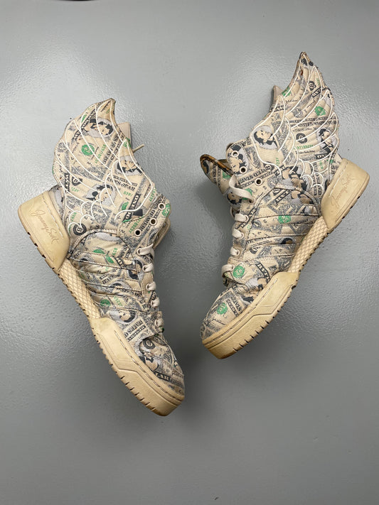 adidas Originals by Jeremy Scott A/W 2013 JS Wings 2.0 Money - size 43 1/3