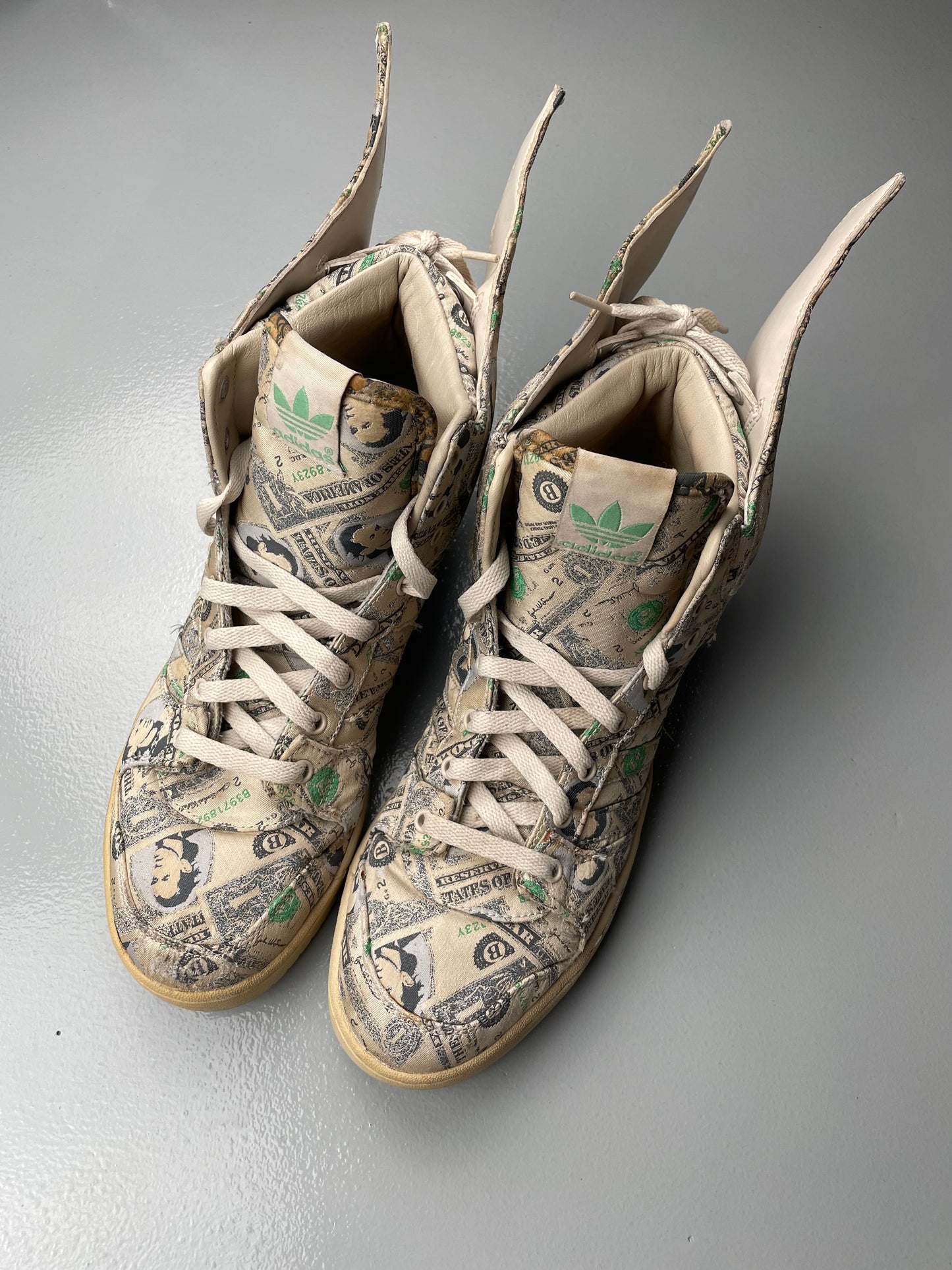 adidas Originals by Jeremy Scott A/W 2013 JS Wings 2.0 Money - size 43 1/3