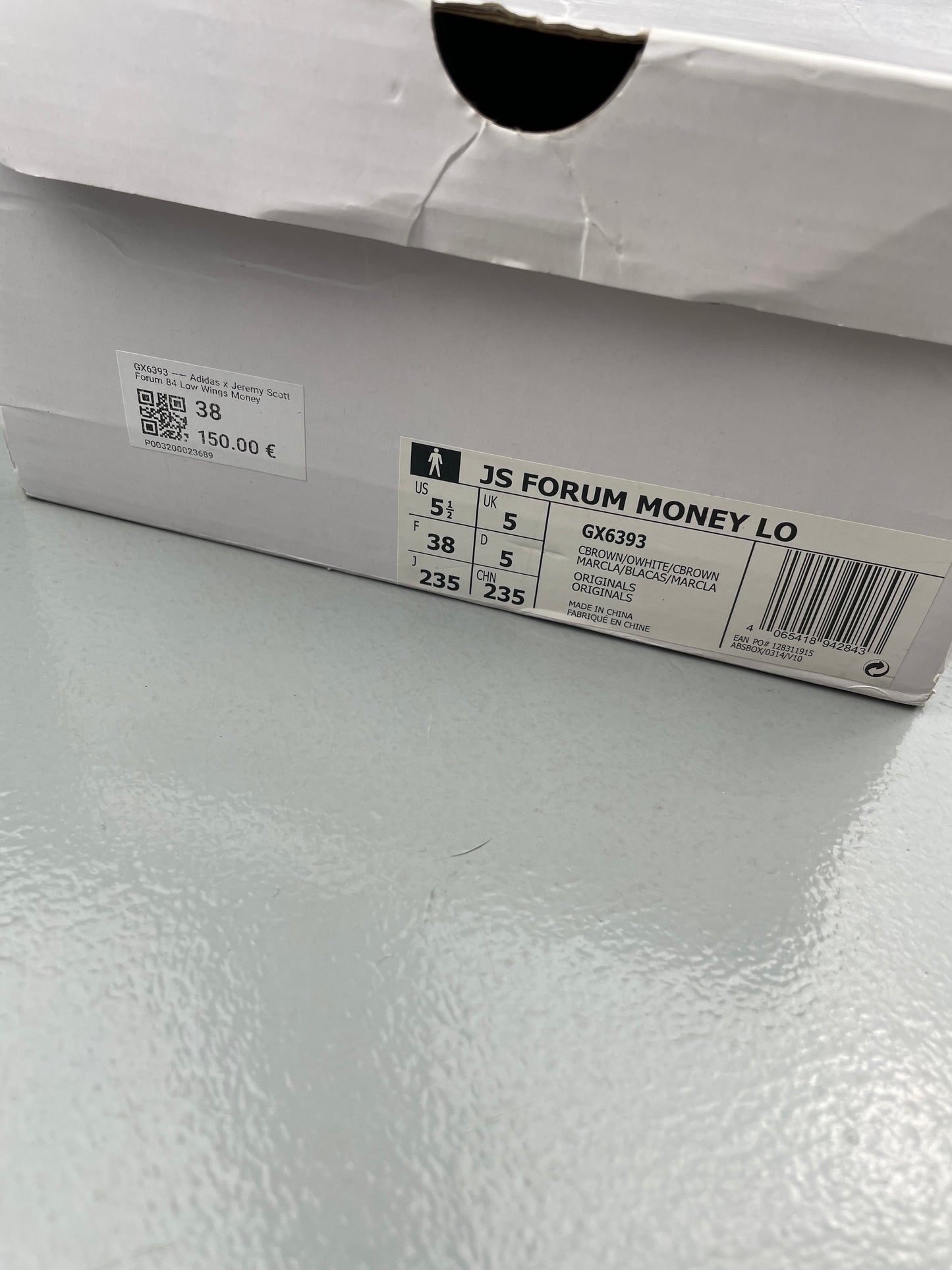 adidas Originals by Jeremy Scott 2021 JS Forum Money Lo - size 38
