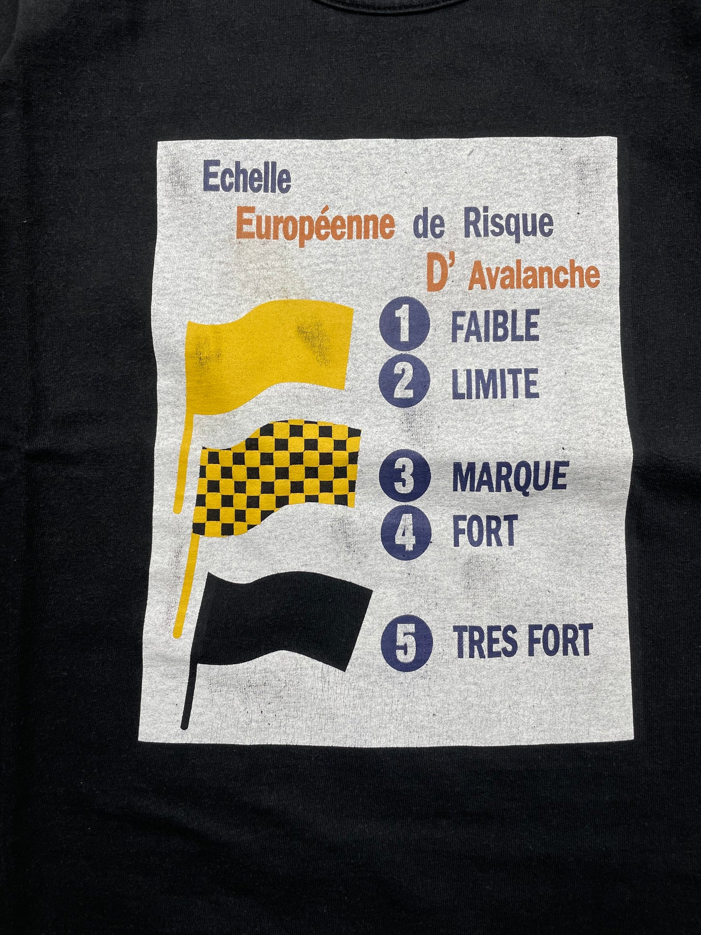 Junya Watanabe MAN A/W 2004 Avalanche t-shirt - size M