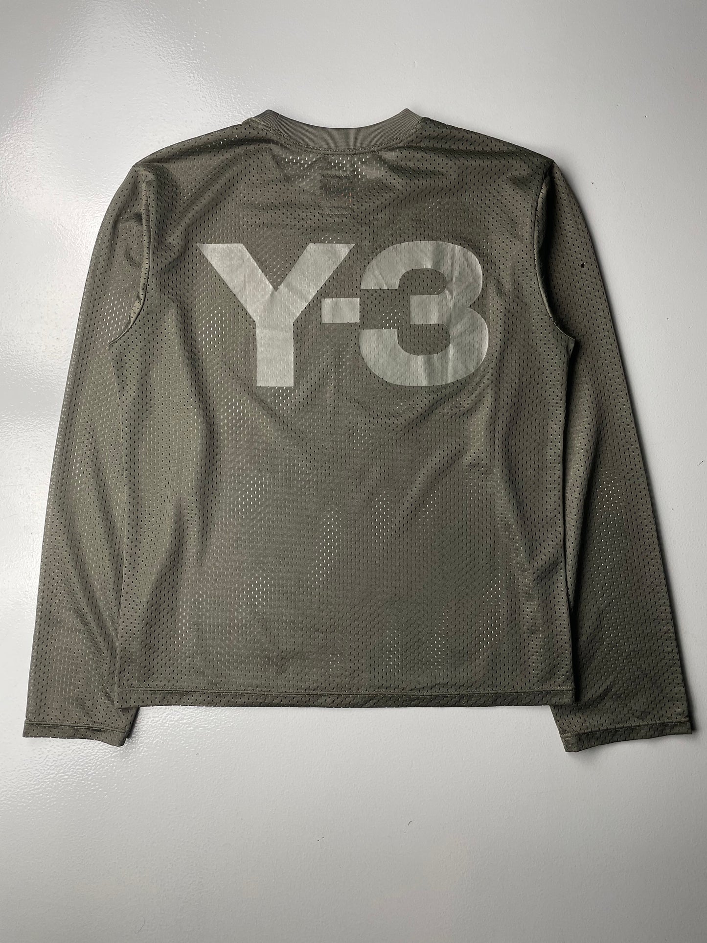 Y-3 S/S 2003 men's mesh long sleeve - size S