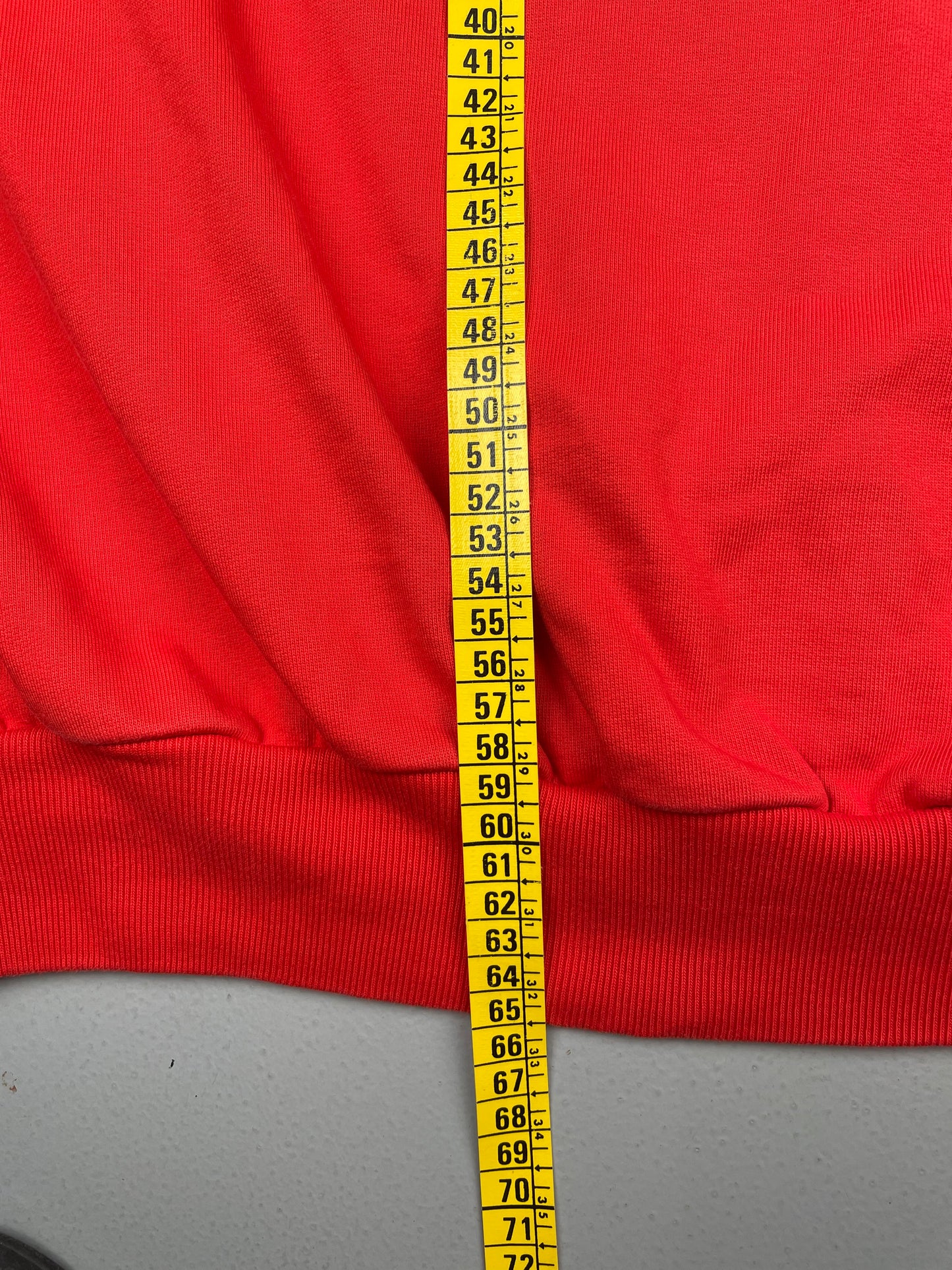 Gosha Rubchinskiy S/S 2018 double collar crewneck (red) - size M