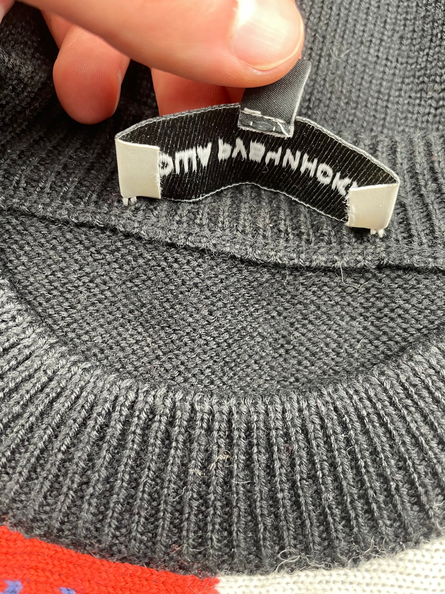 Gosha Rubchinskiy A/W 2016 scarf sweater - size M
