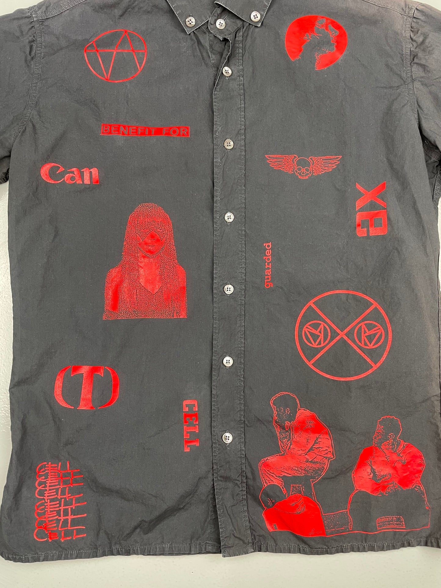 Raf Simons S/S 2003 "Consumed" Cell shirt - size 48
