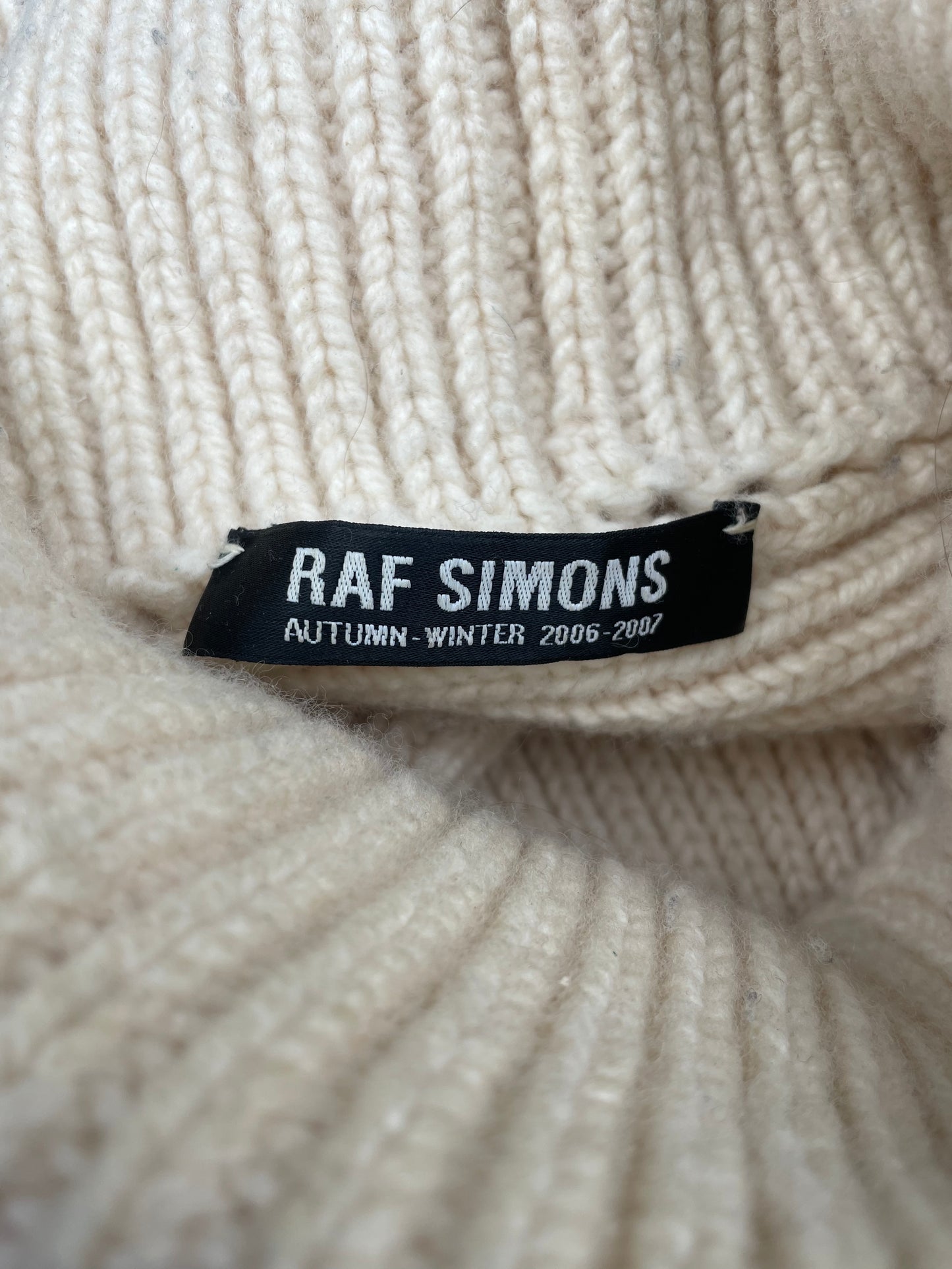 Raf Simons A/W 2006 turtleneck scarf