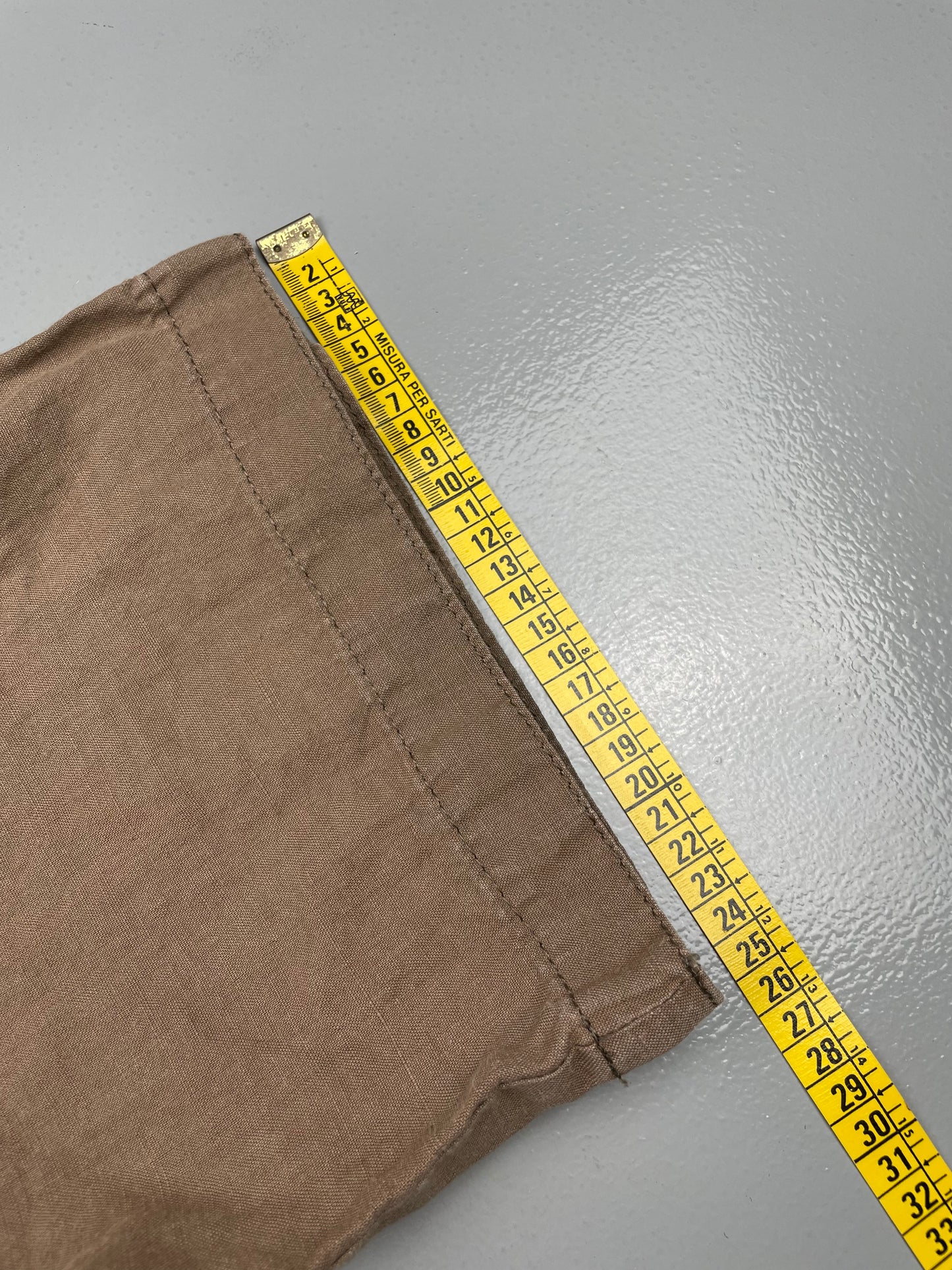 Y's linen and ramie cargo pants - unisex size 3
