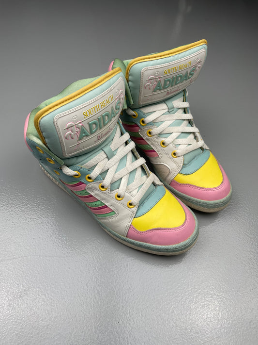 adidas Originals by Jeremy Scott A/W 2013 JS License Plate Miami - size 38 2/3