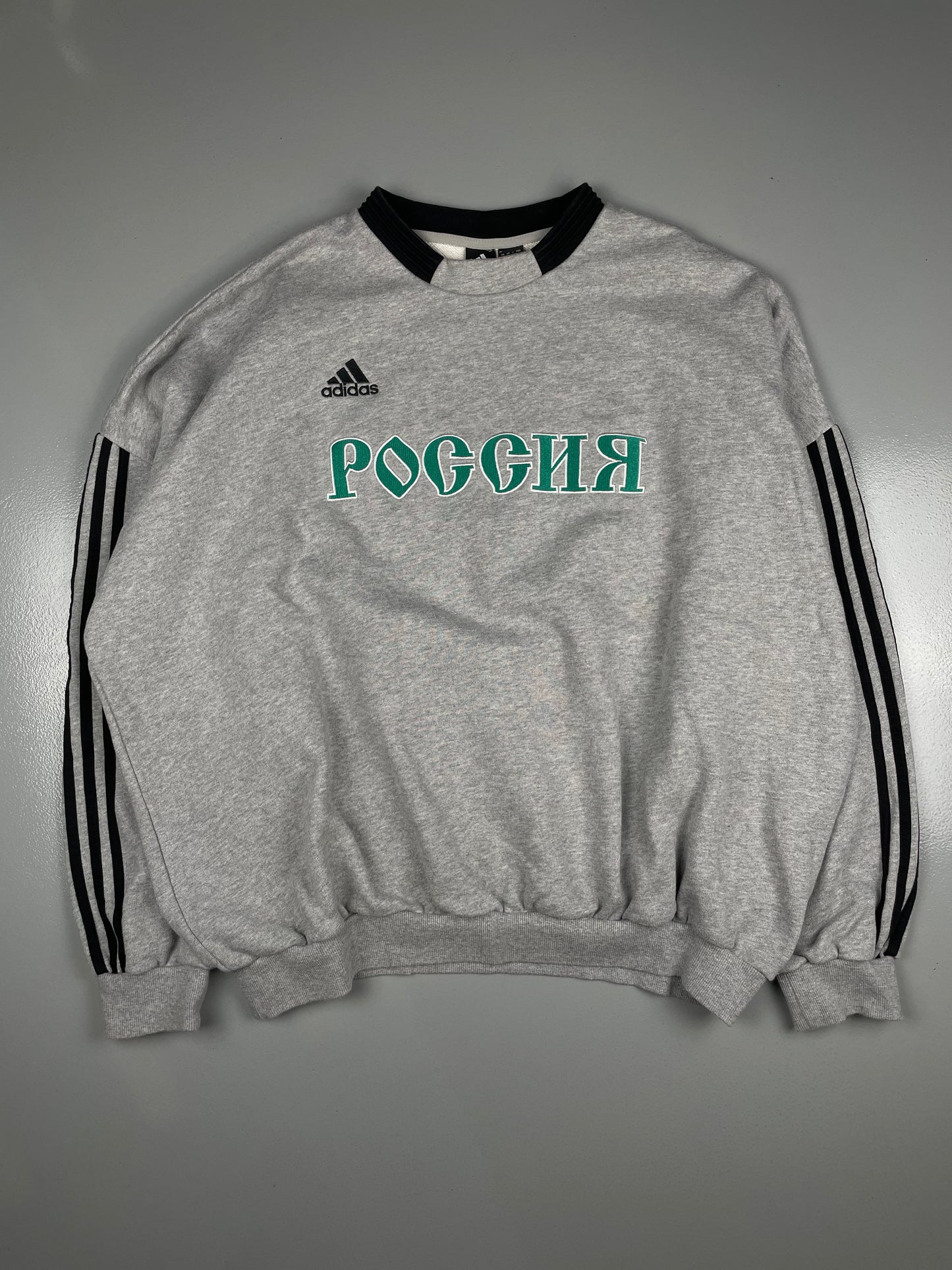 adidas X Gosha Rubchinskiy A/W 2018 "Russia" crewneck (grey) - size XL