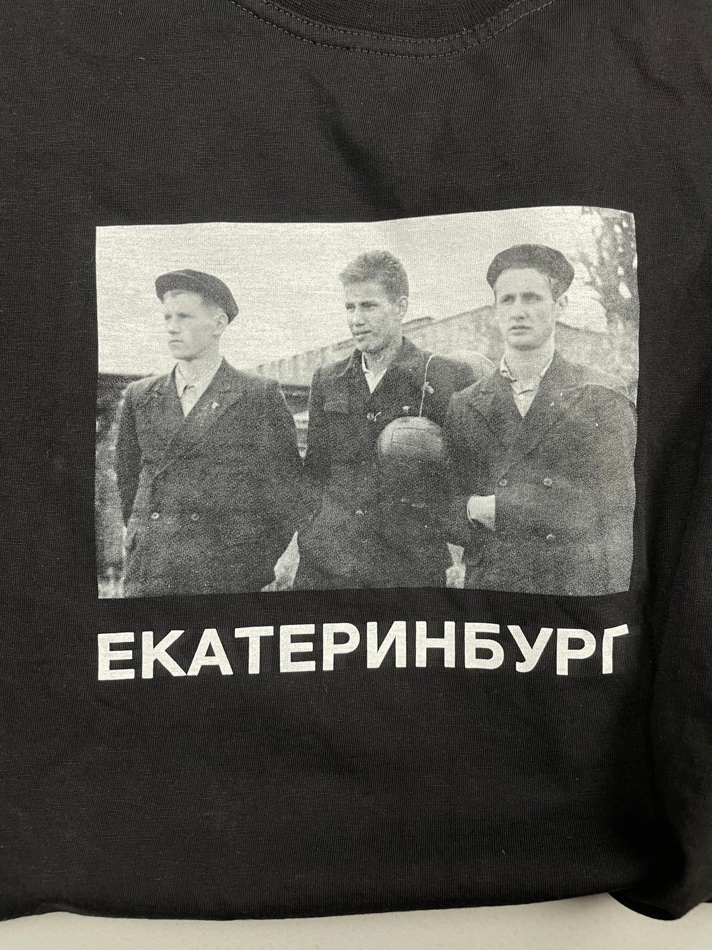 Gosha Rubchinskiy 2018 Ekaterinburg show invitation t-shirt