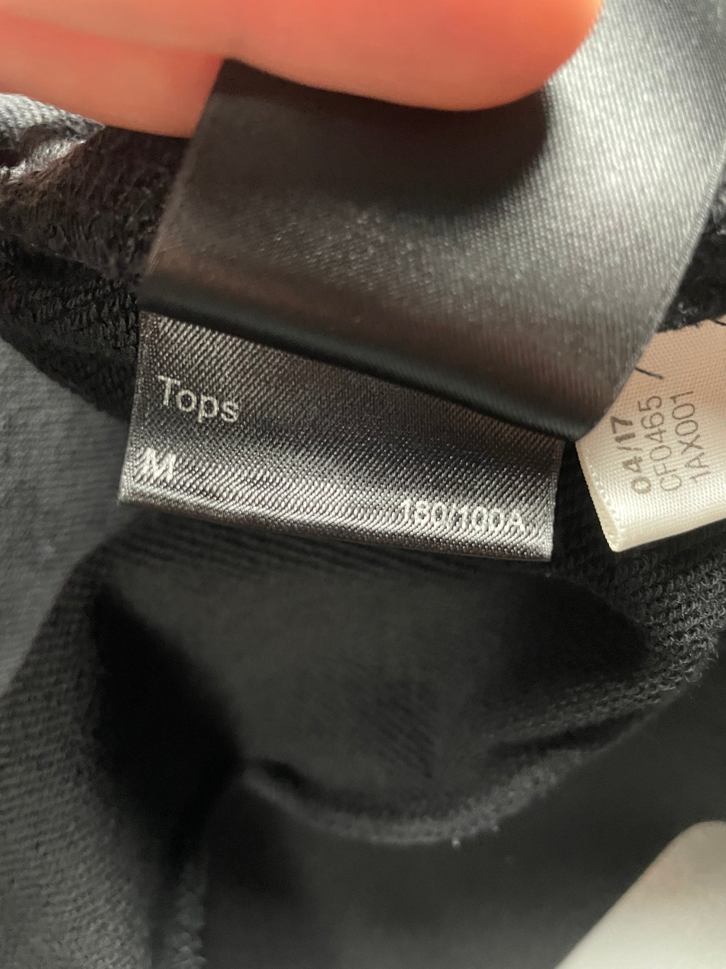 Y-3 back logo men's zip hoodie - size M