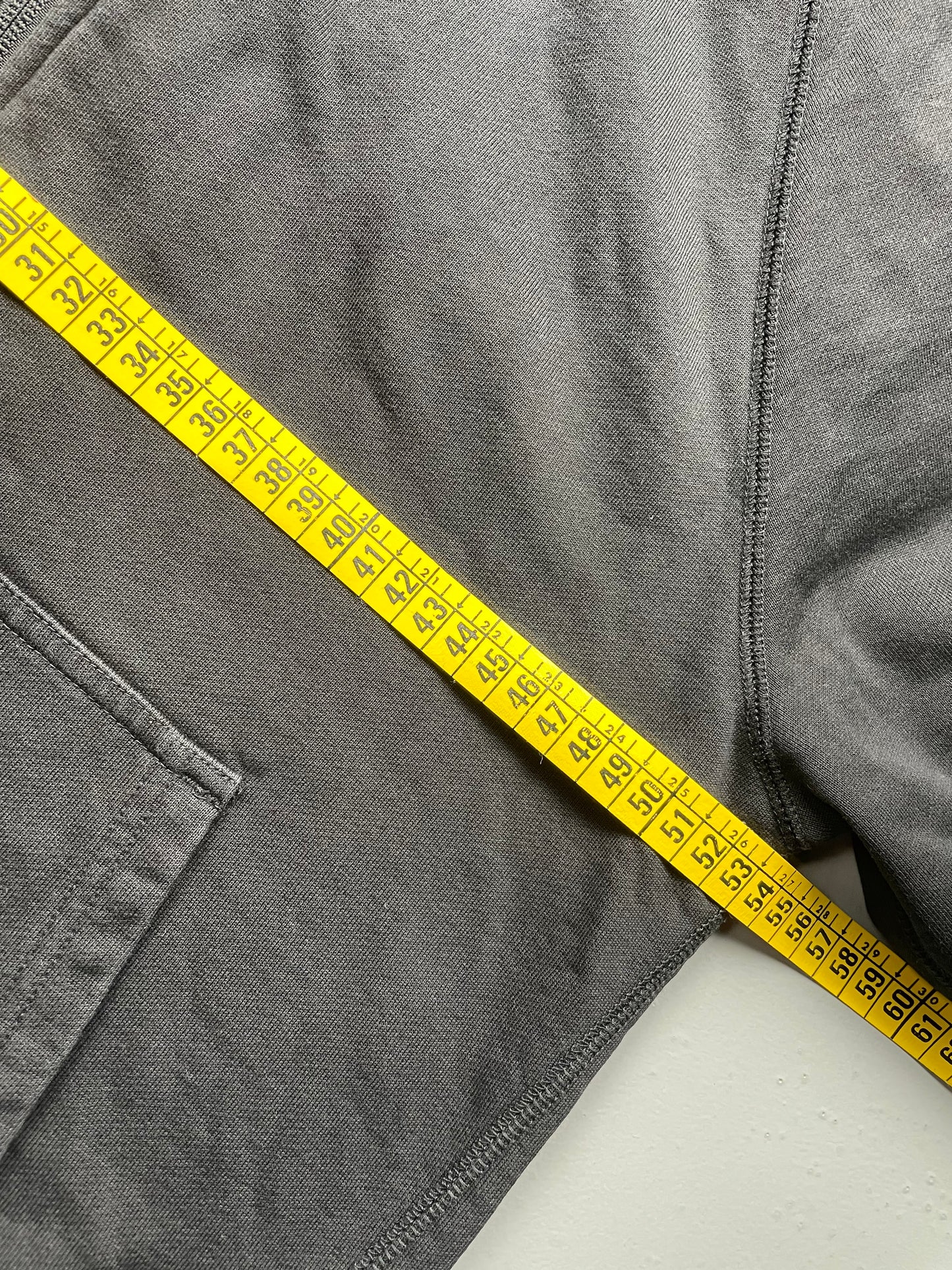 Y-3 back logo men's zip hoodie - size M