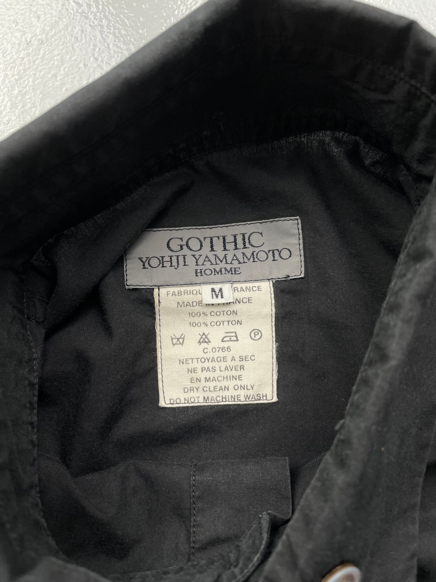 GOTHIC Yohji Yamamoto Homme oversized shirt - size M