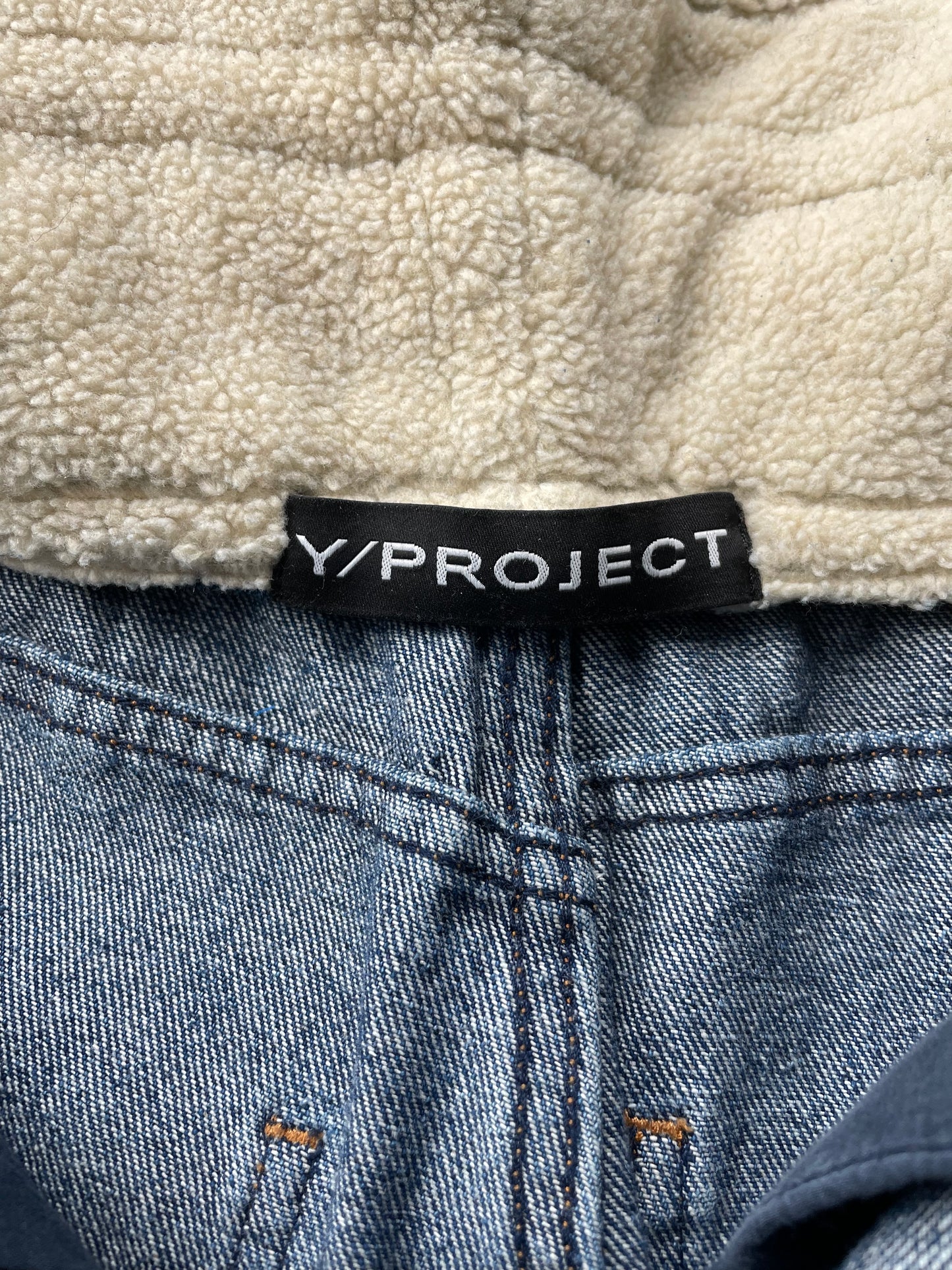 Y/Project double waist sherpa jeans - women's size 36