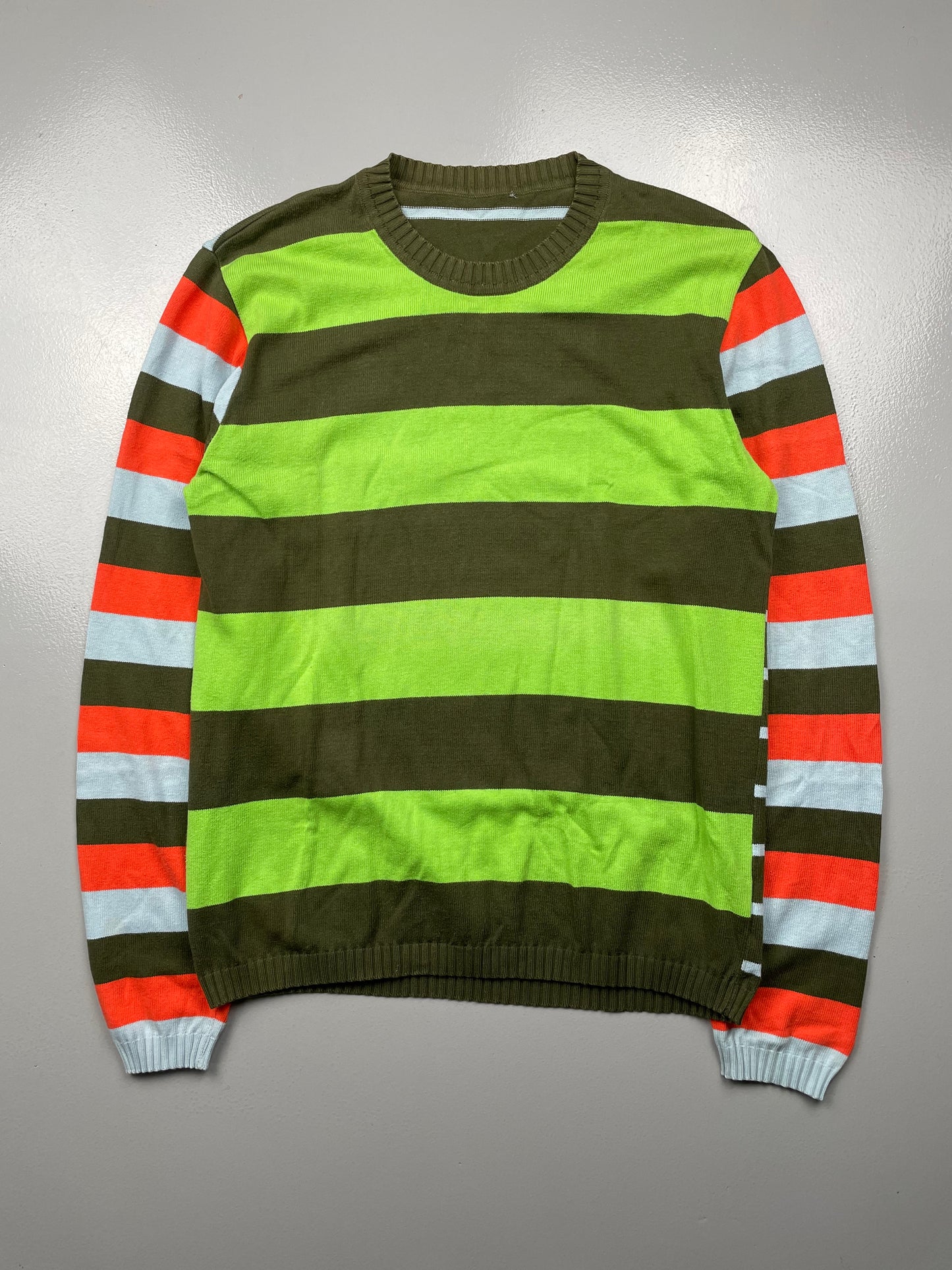 vintage Wild & Lethal Trash men's striped sweater - size M