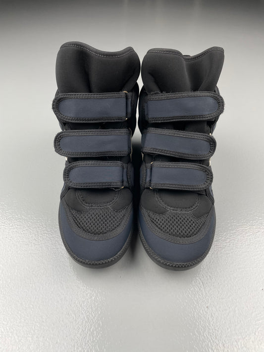 Isabel Marant Buckee nylon wedge sneakers - size 36