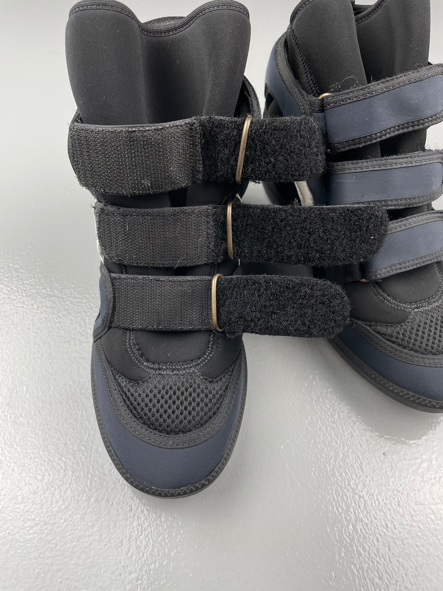 Isabel Marant Buckee nylon wedge sneakers - size 36