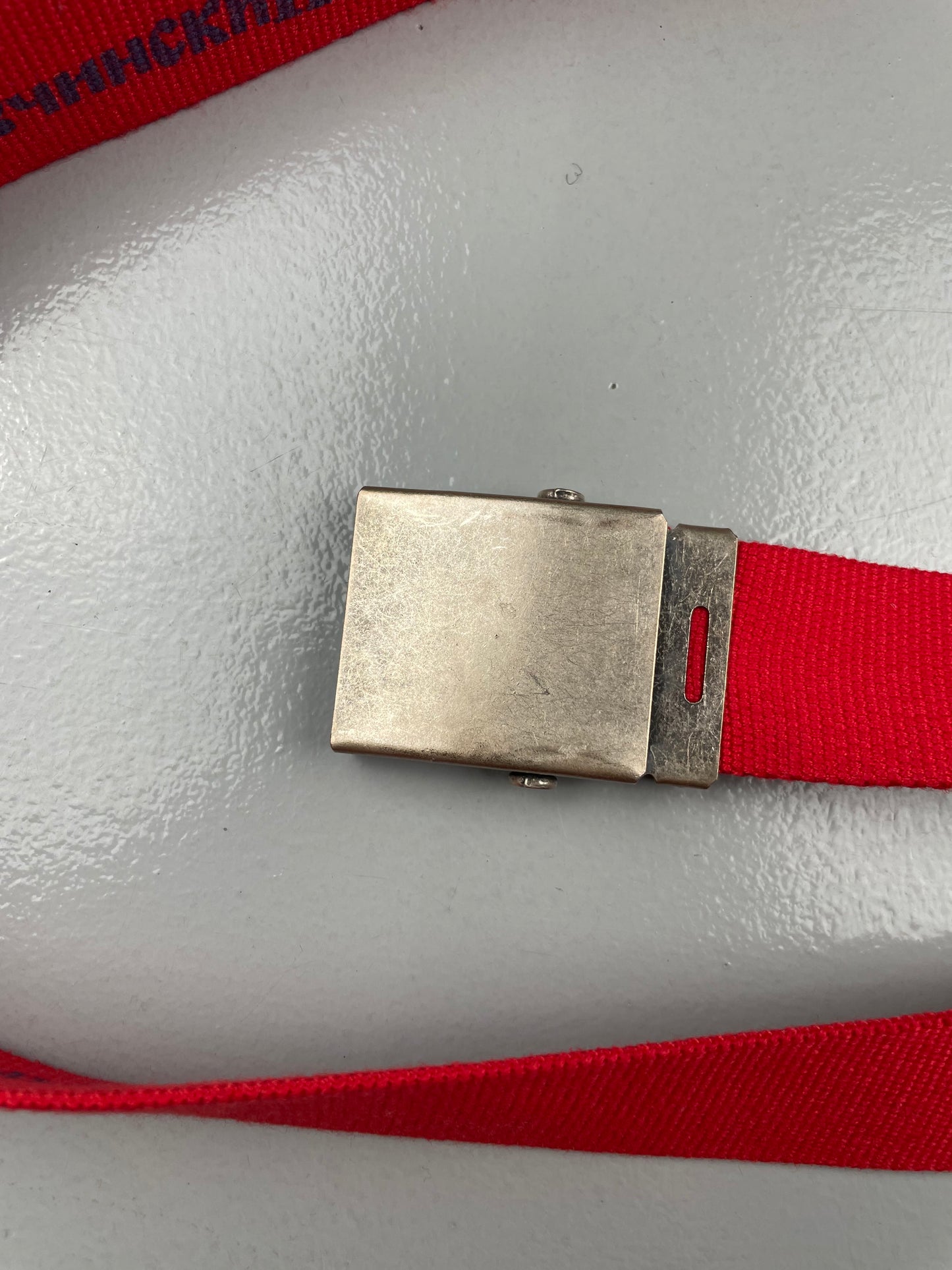 Gosha Rubchinskiy A/W 2016 logo belt
