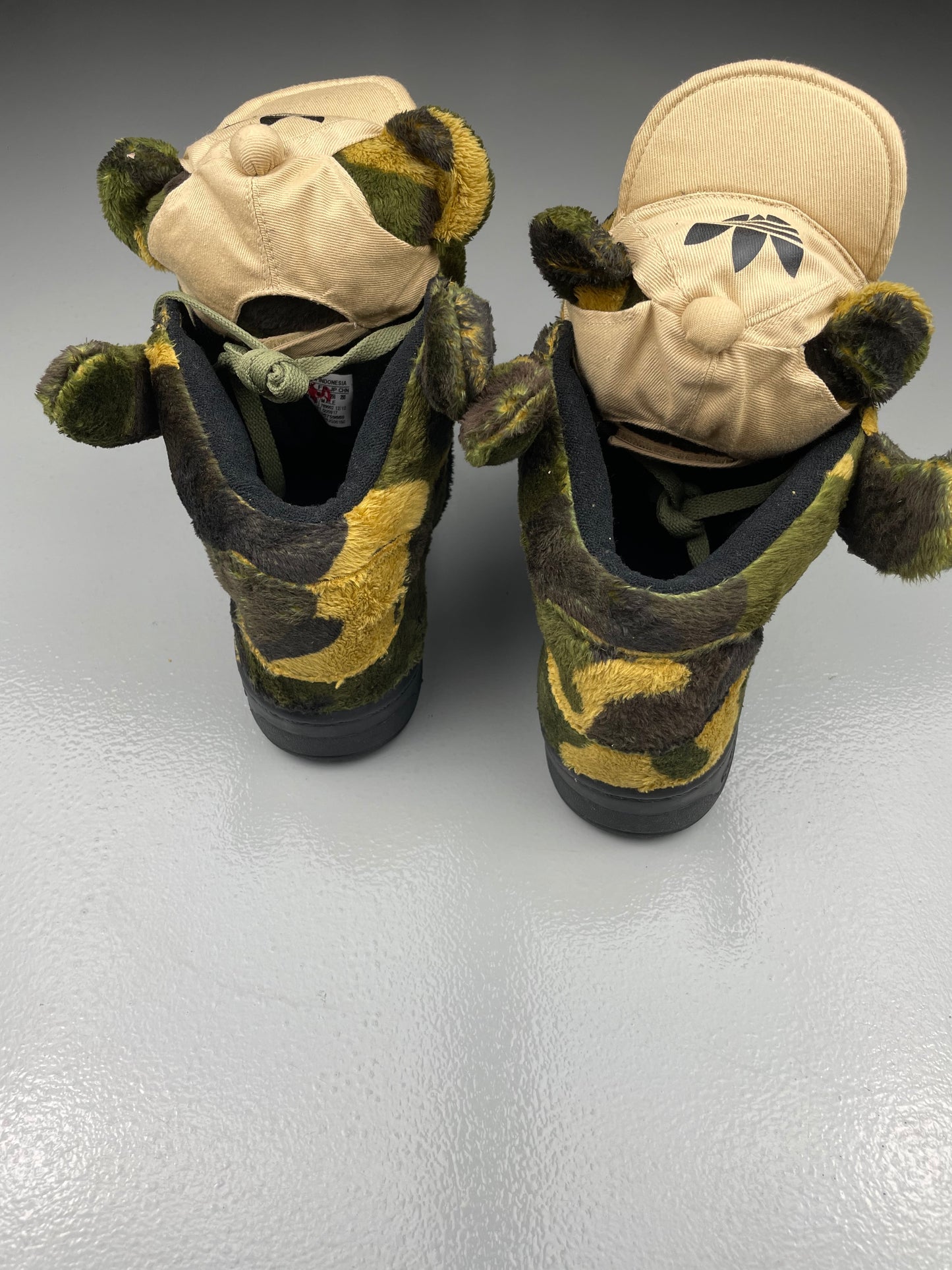 adidas Originals by Jeremy Scott S/S 2013 JS Camo Bear - size 40 2/3