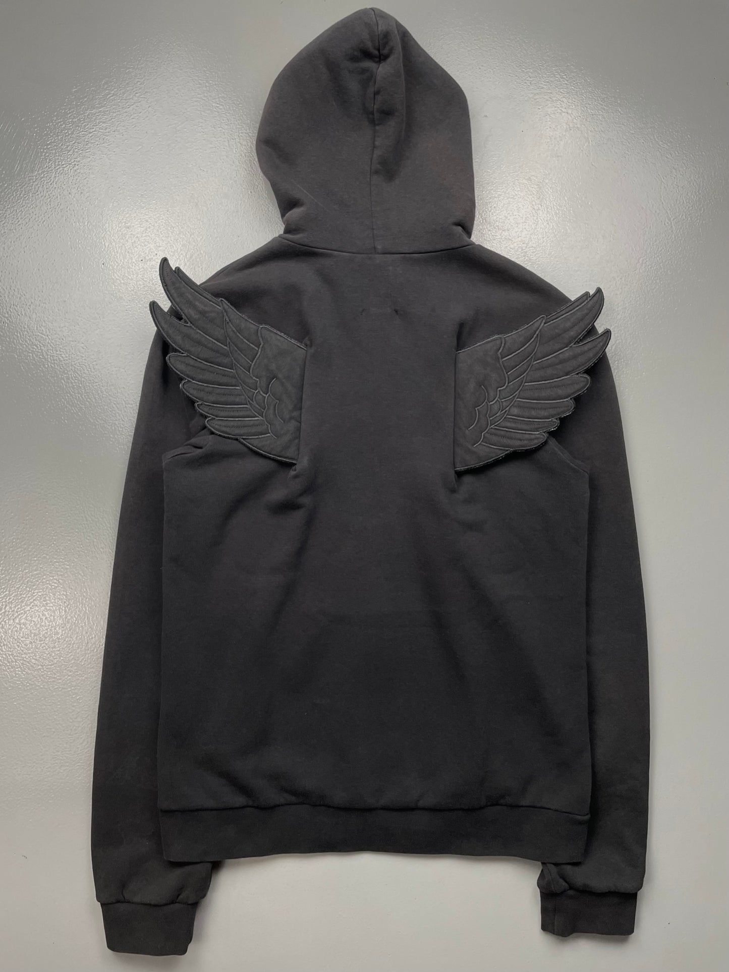 adidas Originals by Jeremy Scott A/W 2010 winged hoodie (black) - size M