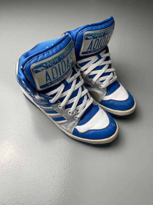 adidas Originals by Jeremy Scott A/W 2010 JS License Plate New York - size 42 2/3