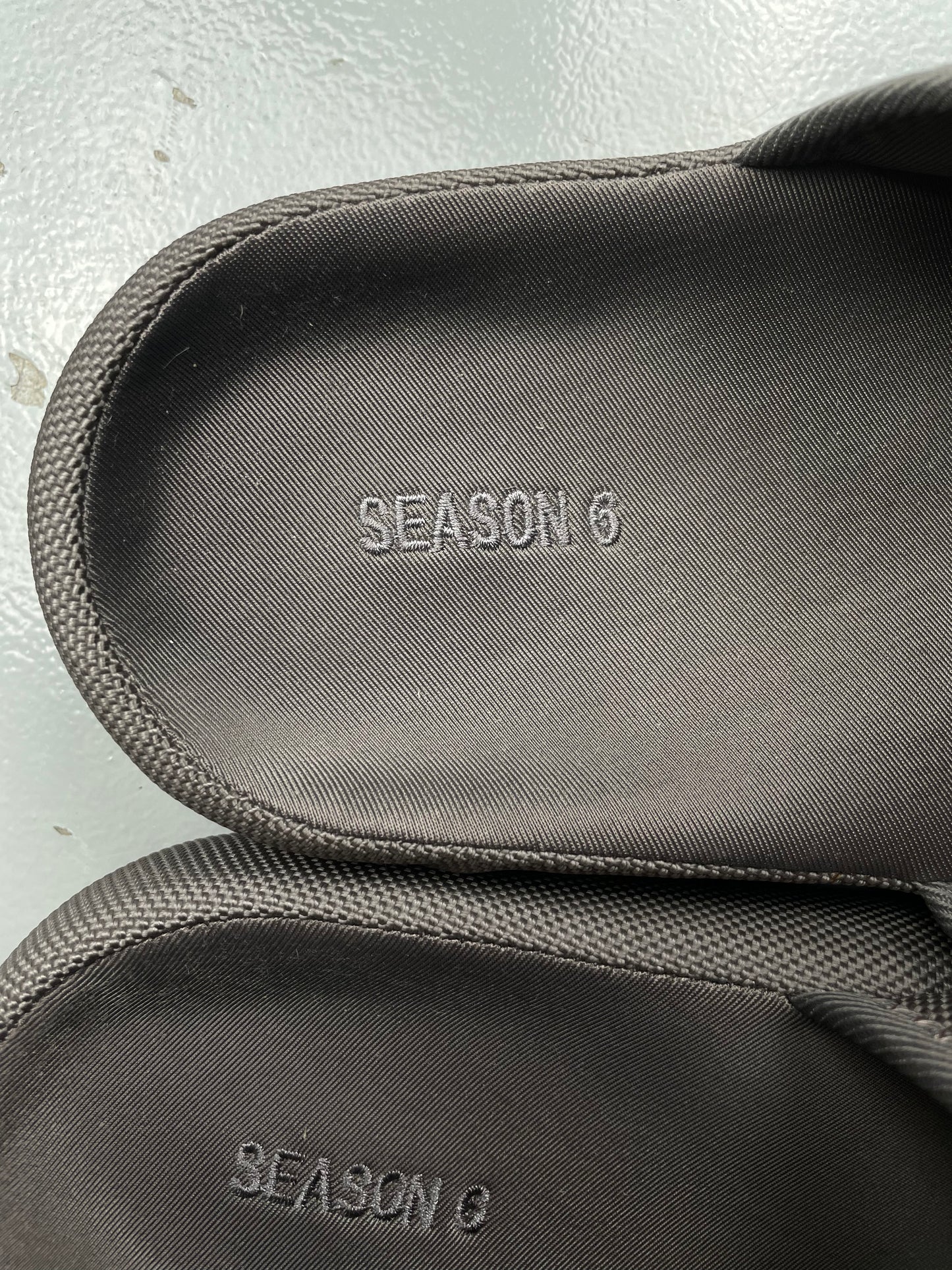 YEEZY Season 6 Graphite Nylon Slipper - size 42