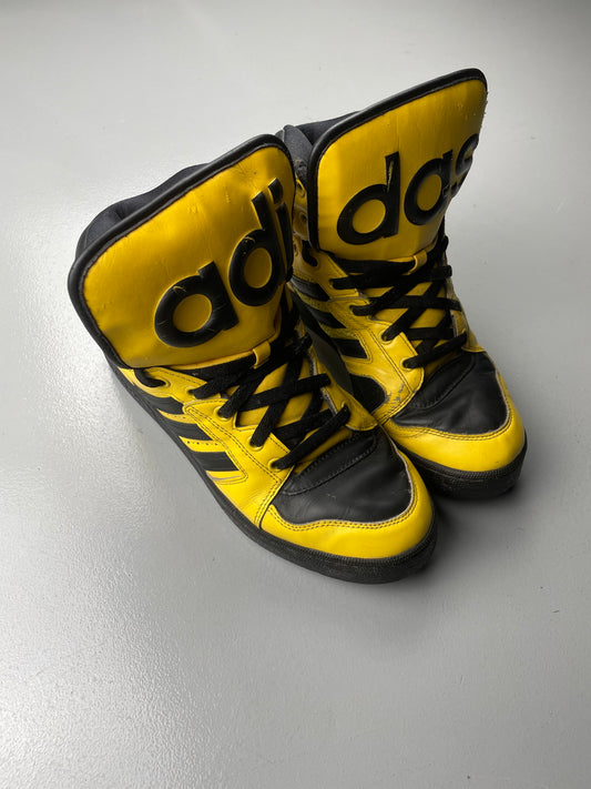 adidas Originals by Jeremy Scott S/S 2012 JS Instinct Hi (black/yellow) - size 43 1/3